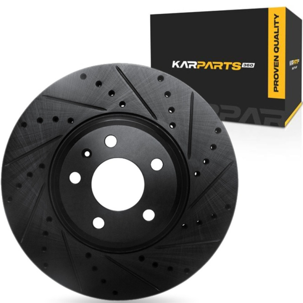For Audi Q5 2009-2012 Brake Rotor Front, Passenger Side | Cast Iron | Vented