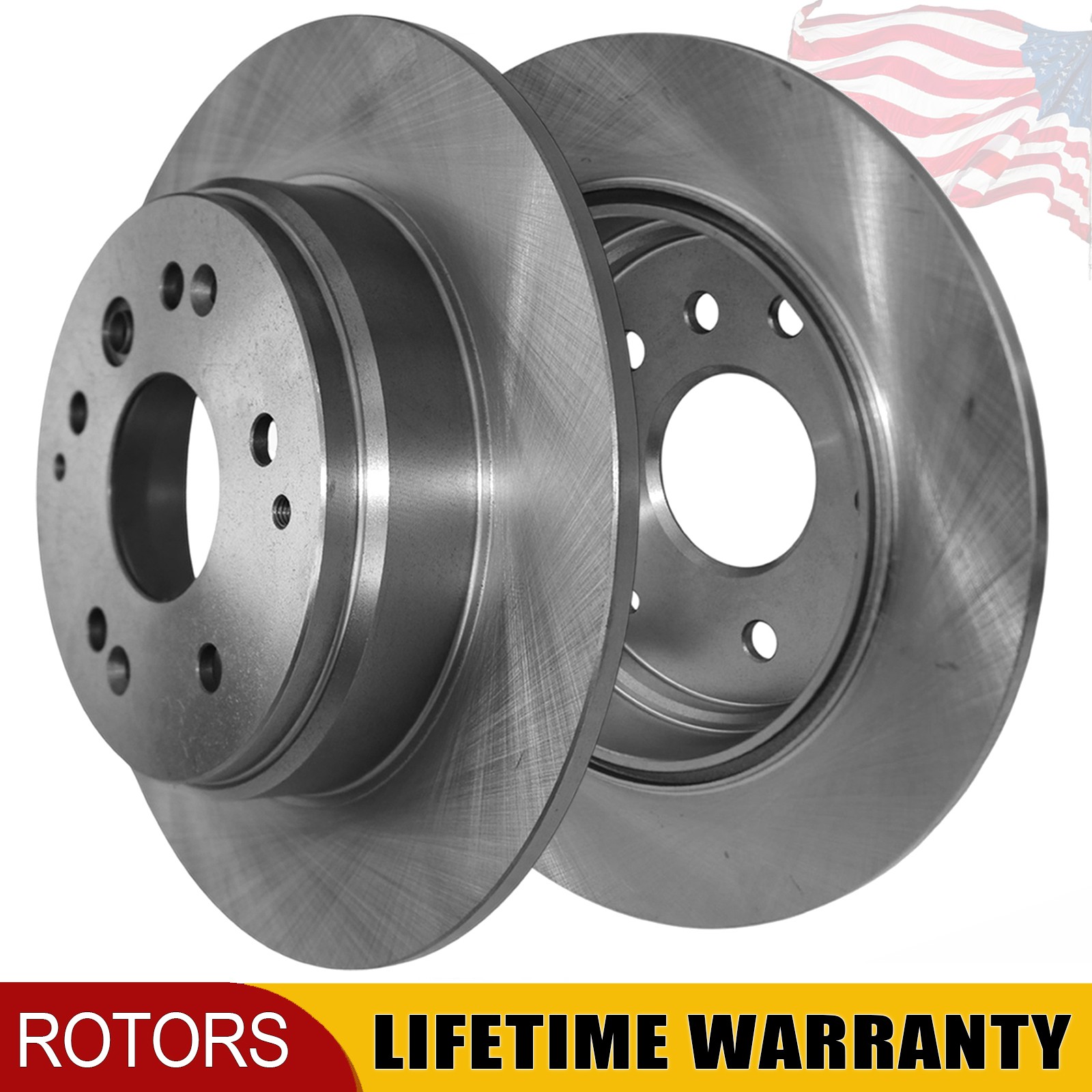 282mm Rear Disc Brake Rotors for Acura TL 2004-2008 Honda Element 2003-2011 Pair
