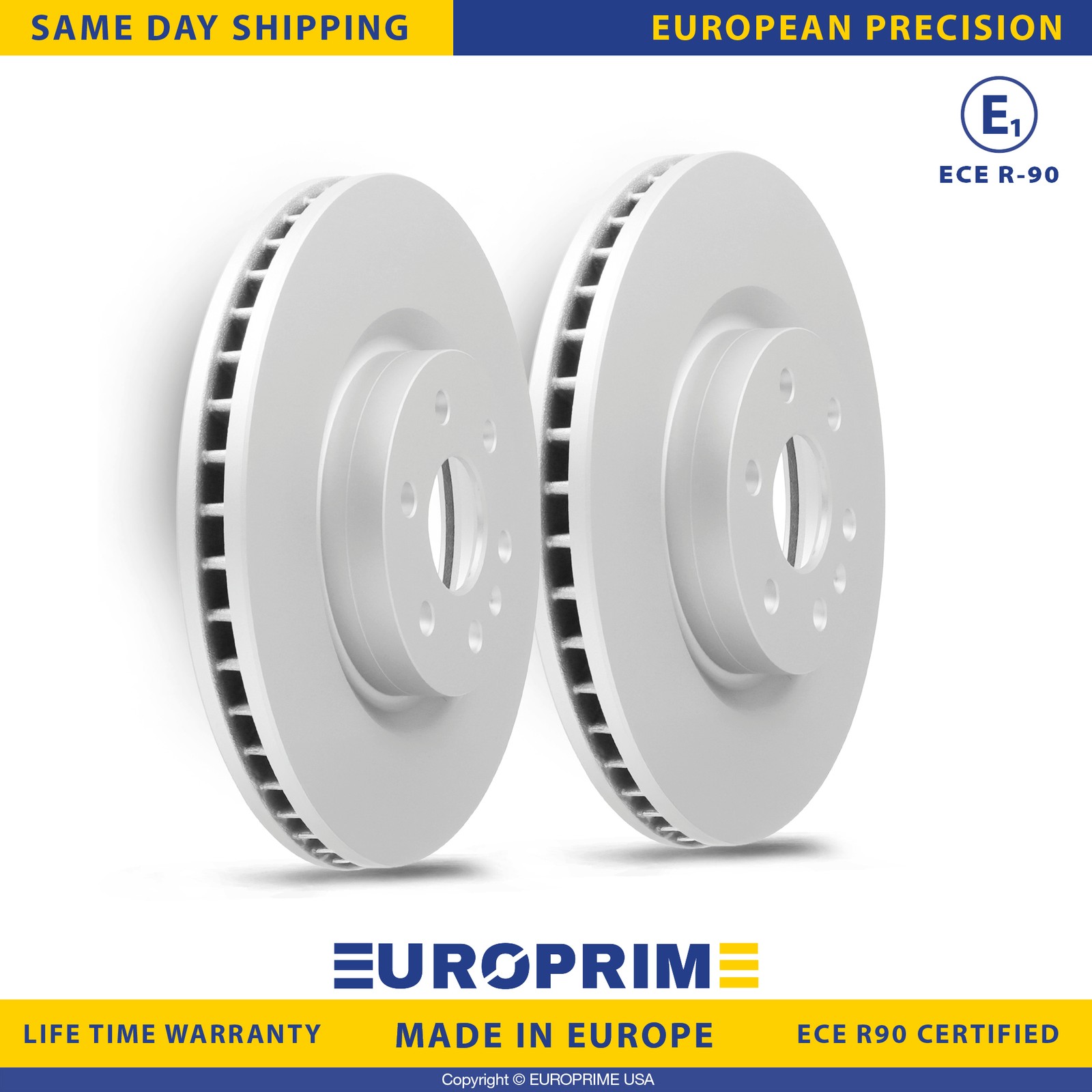 13.58 in Front Brake Rotors for 2010-2016 Cadillac SRX 2011 Saab 9-4X 13501318