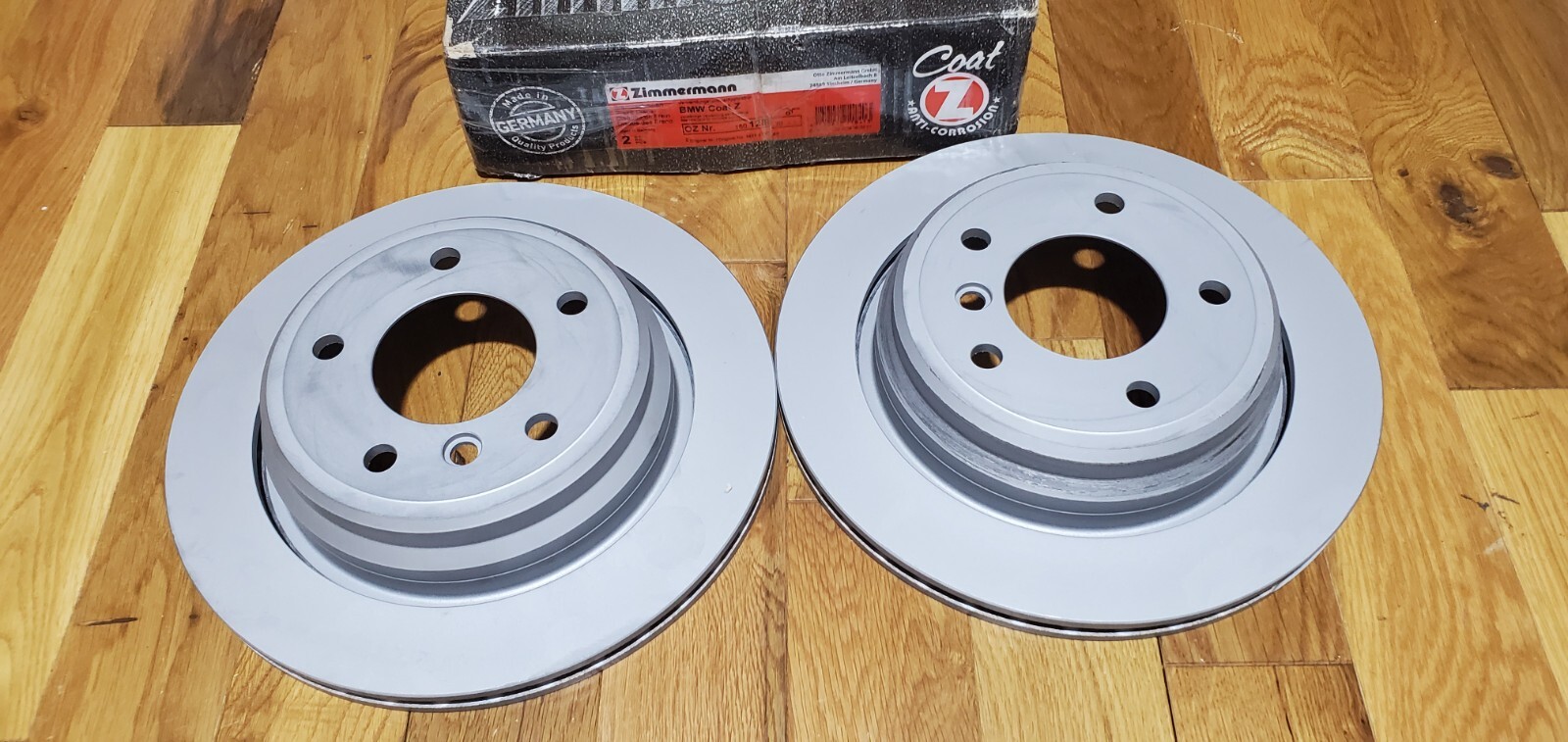 X2 ZIMMERMANN COAT Z Disc Brake Rotor 34216855004 BMW E46 330i 335i X1 330xi E90