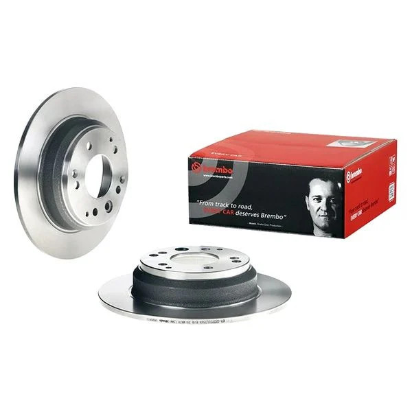 For Honda Odyssey 1995-1998 Brembo 08.6898.10 PRIME Plain Solid Rear Brake Rotor