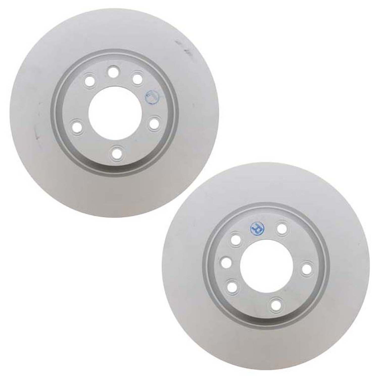 SHW Performance Pair Set 2 Front 350mm Brake Disc Rotors for Cayenne Q7 Touareg