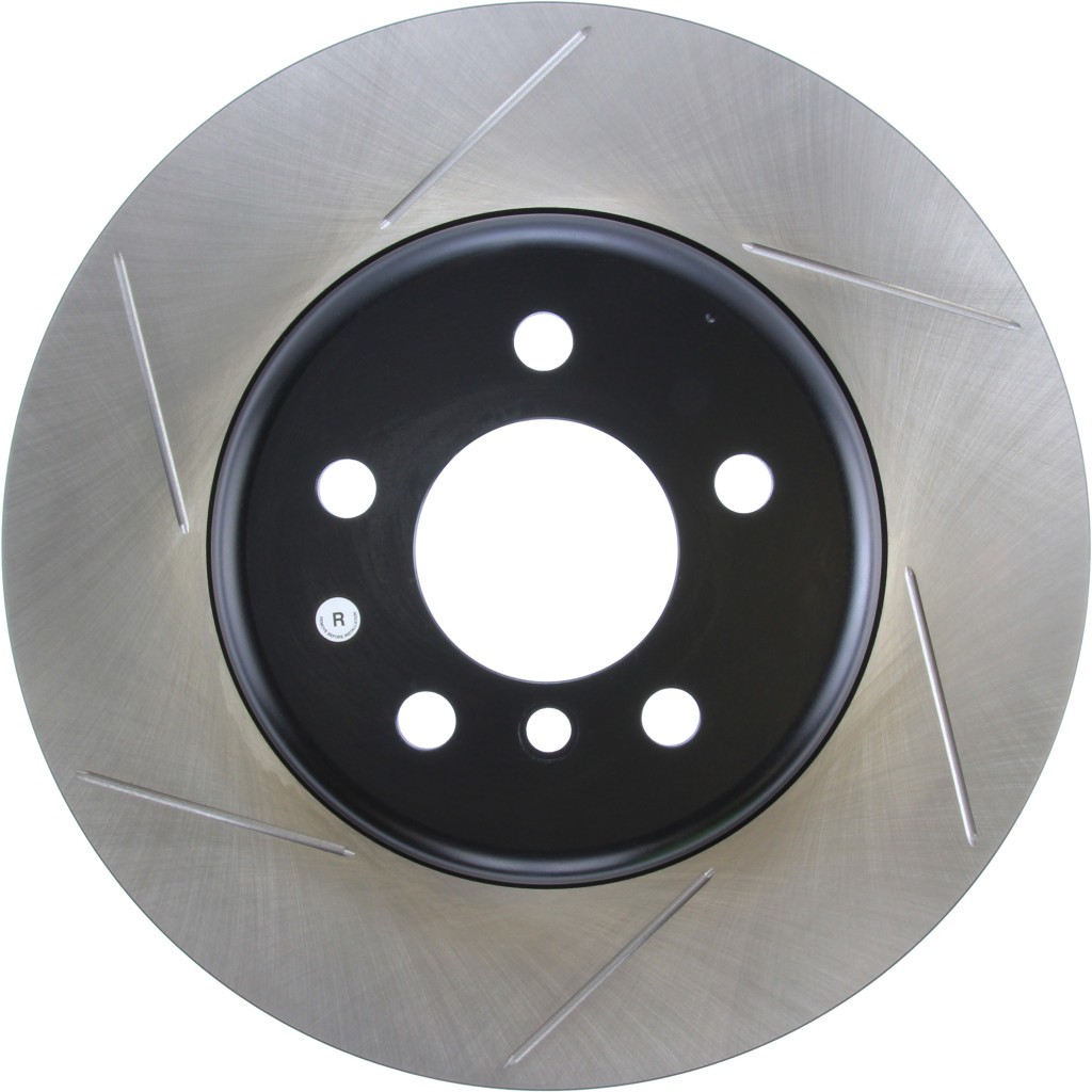 StopTech For BMW ActiveHybrid 3 2013-2015 Brake Rotor Sport Slotted Driver Side