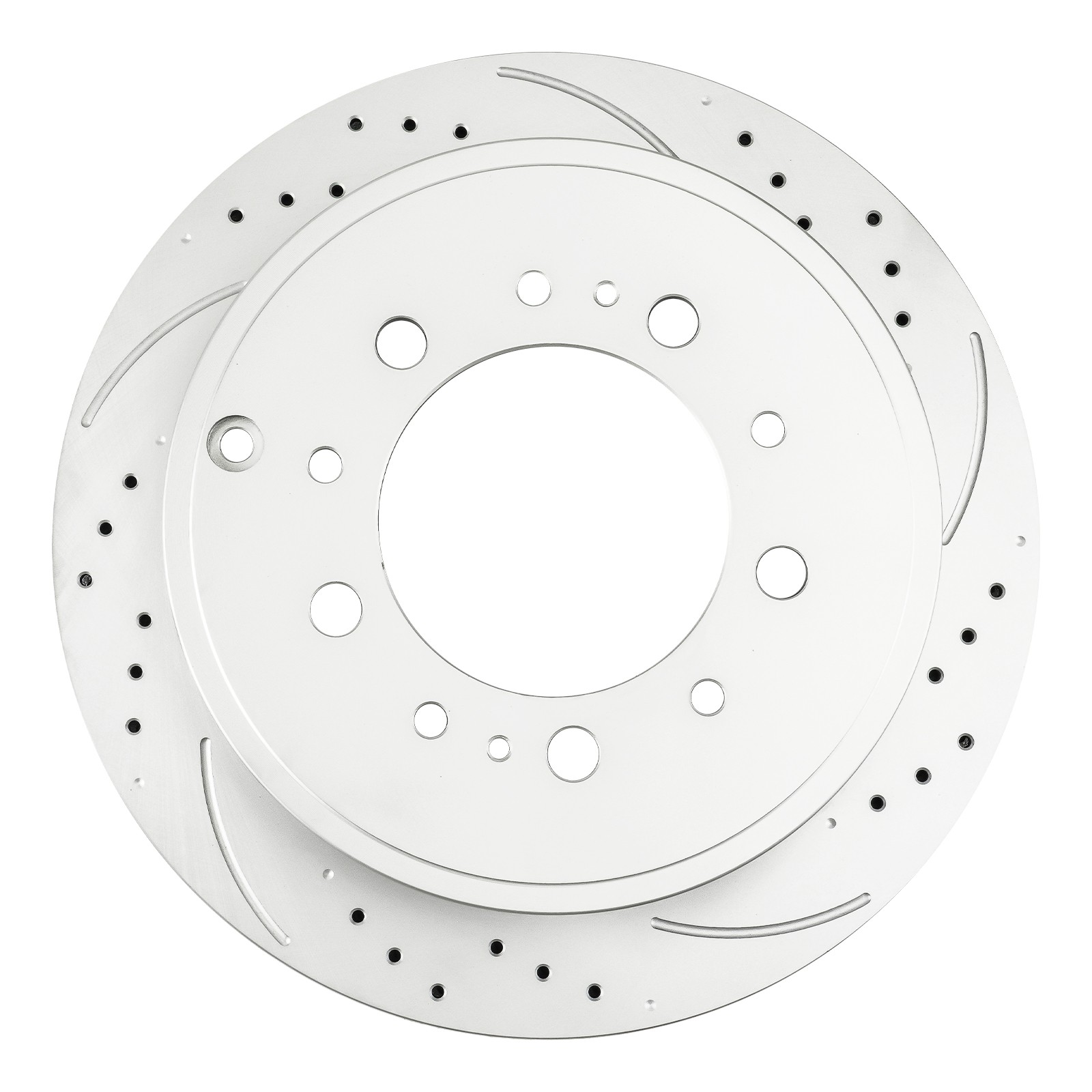 2x Rear Drilled Slotted Brake Rotors 345mm For Toyota Tundra Sequoia Lexus LX570