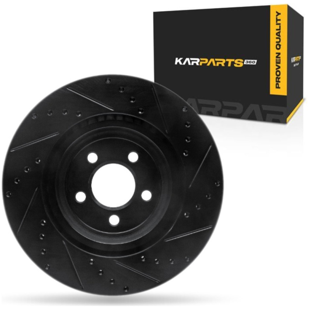 For Chrysler 300 2005-2023 Disc Brake Rotor | Black | 1.11 in. Nominal Thickness