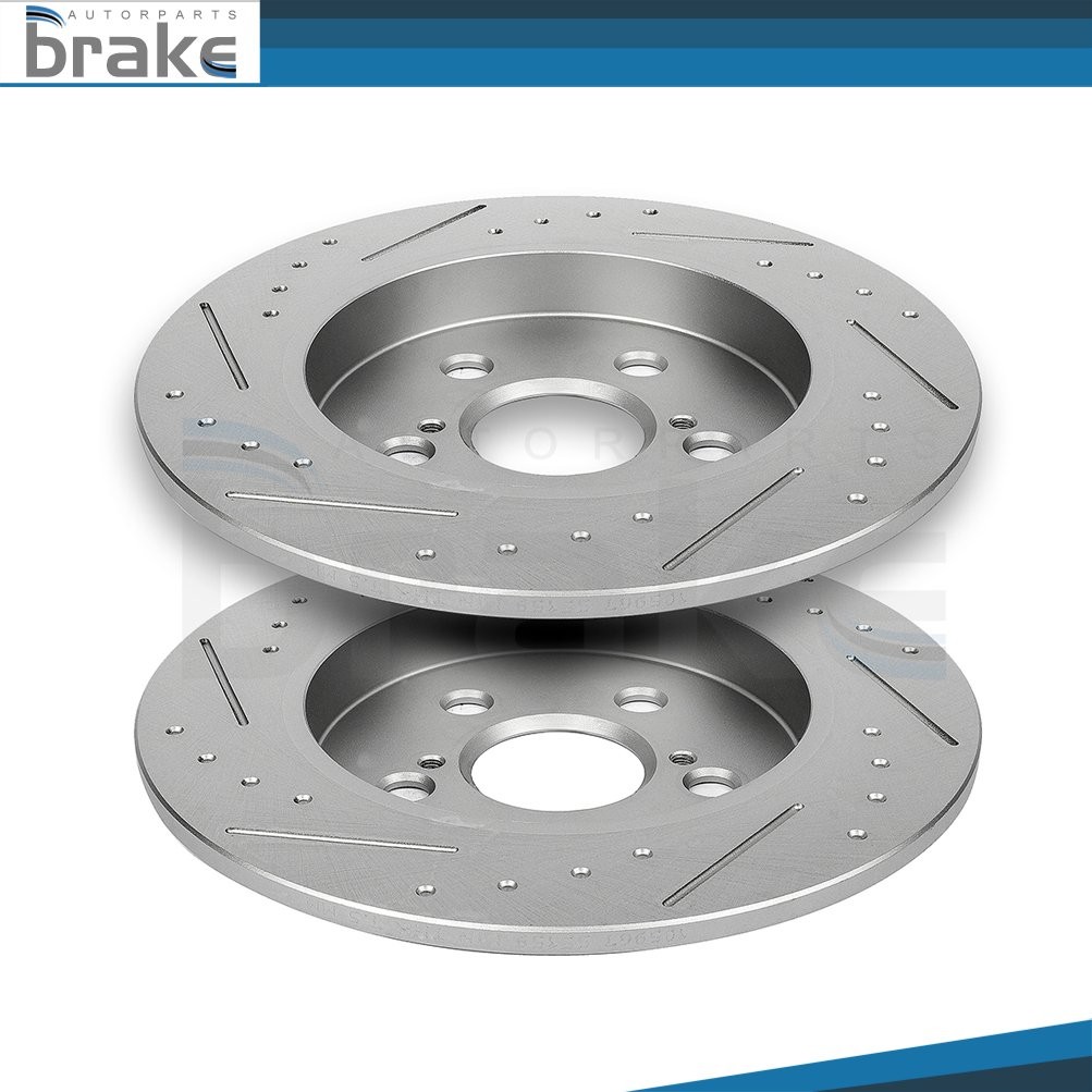 Rear Brake Rotors 5 Lug 259 mm For 11 12 13 14 15 16 17 Lexus CT0h