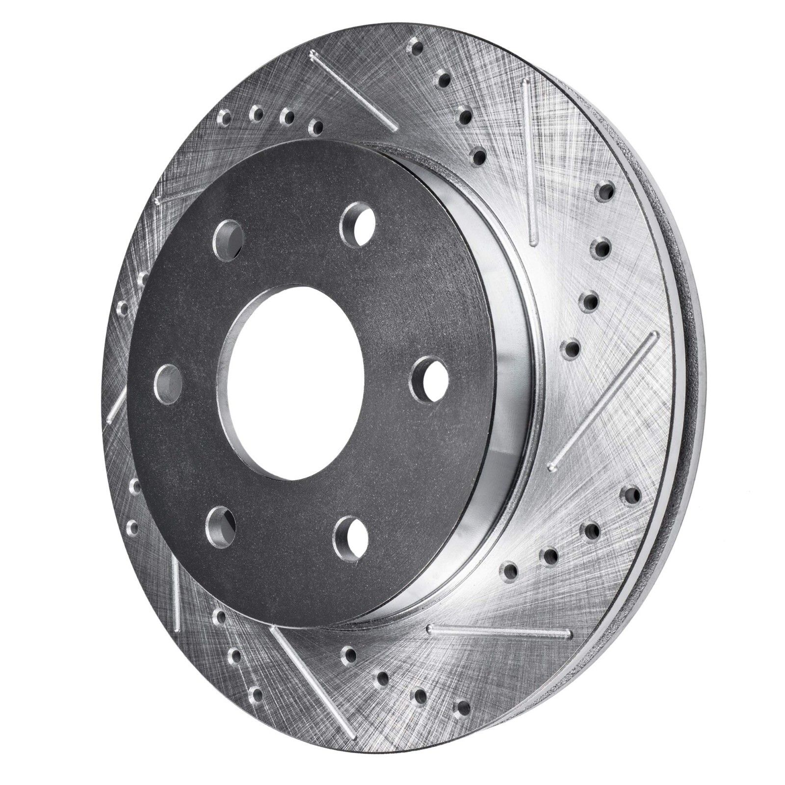 6-Lug Front Drilled & Slotted Brake Rotors + Brake Pads for Dodge Durango Dakota