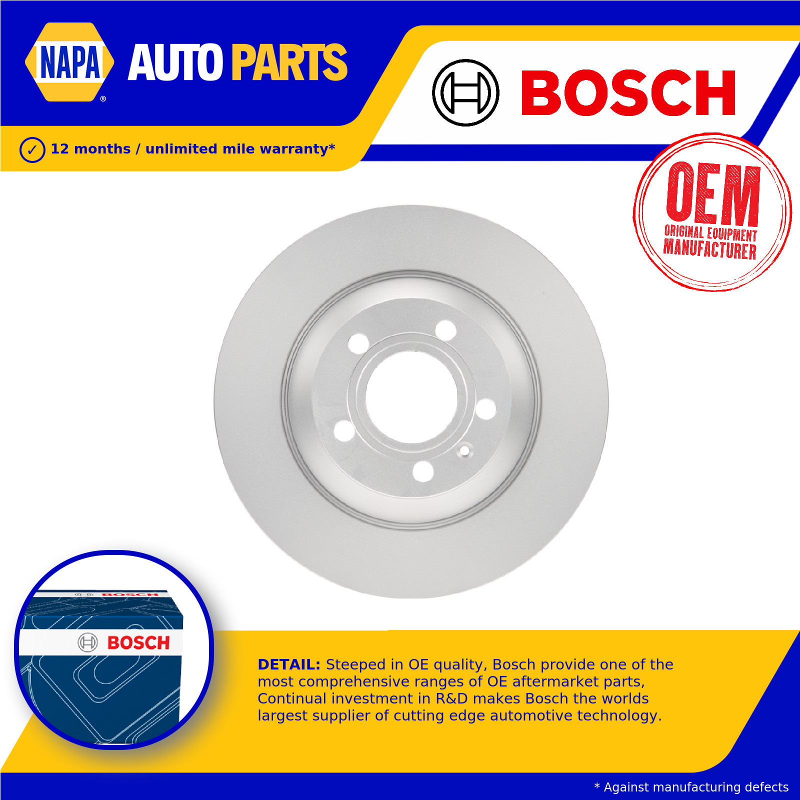2x Brake Discs Pair Solid fits AUDI A6 Allroad C6 3.2 Rear 06 to 08 AUK 302mm