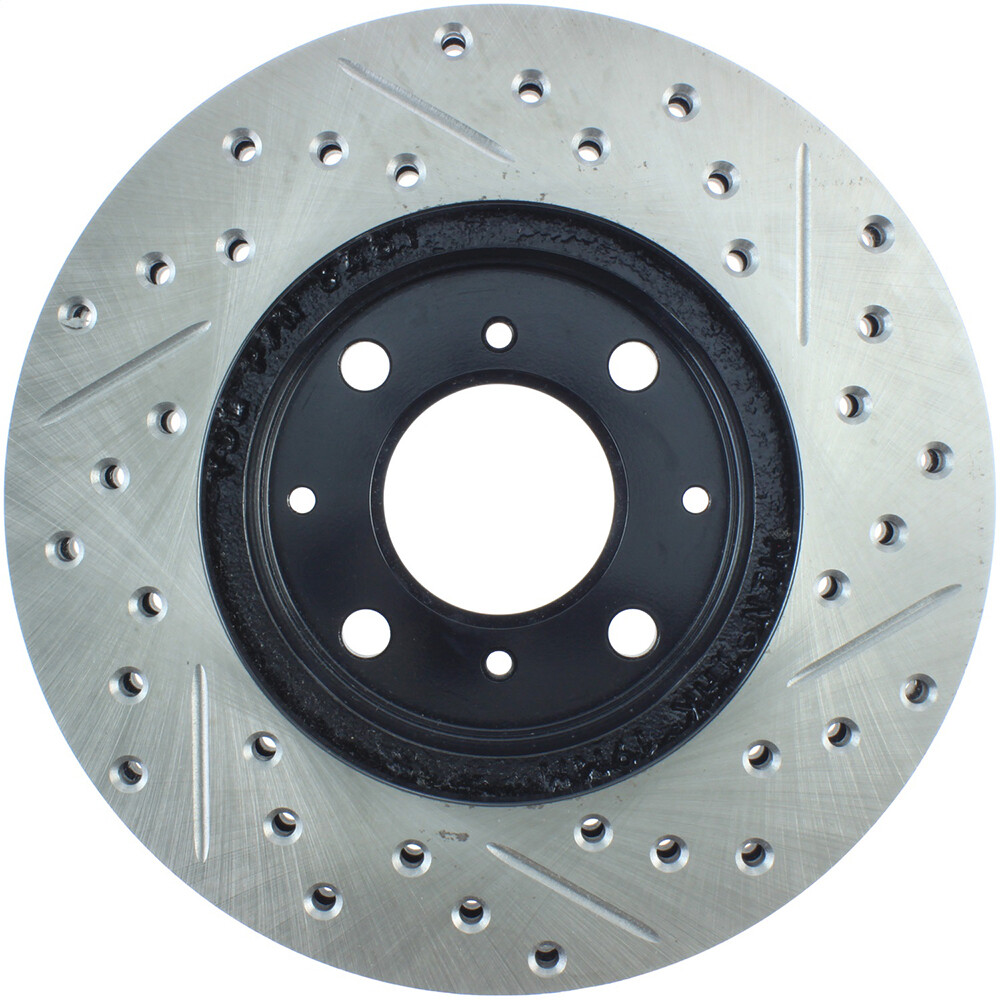 StopTech 127.40023R Front Right Drilled Disc Brake Rotor for 1990-00 Honda Civic