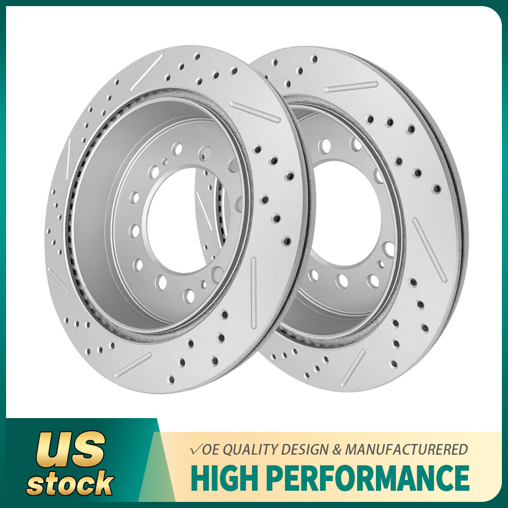 Rear Disc Brake Rotors for 2010 – 2021 Toyota 4runner FJ Cruiser Lexus GX460