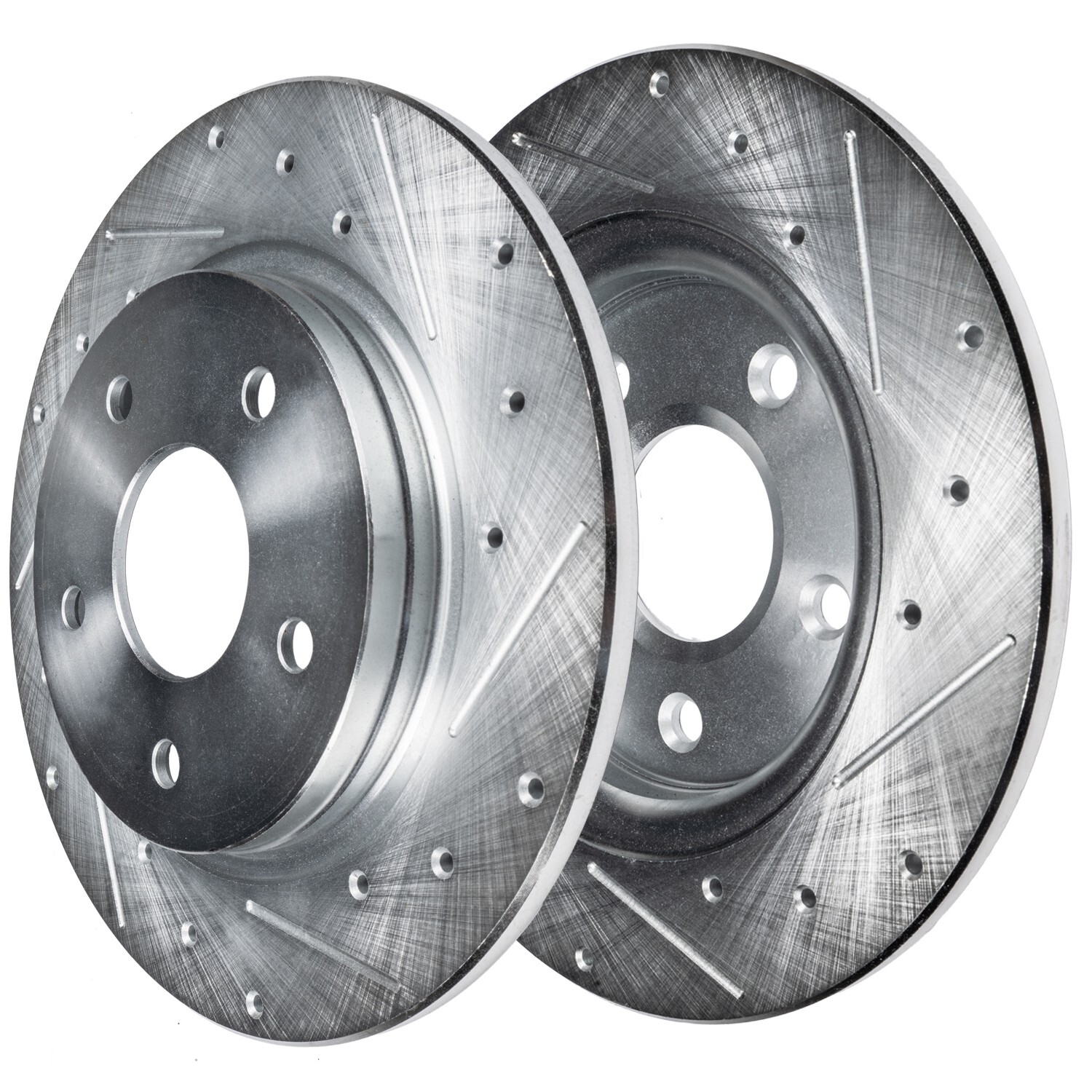 Rear Drilled Disc Rotors Brake Pads Kit for 2006 – 2018 Toyota Rav4 Lexus HS250H