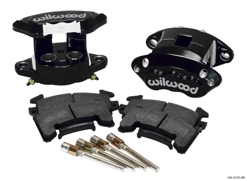 Wilwood 140-12101-BK for D154 Rear Caliper Kit-Black 1.12 / 1.12″ Piston 1.04in