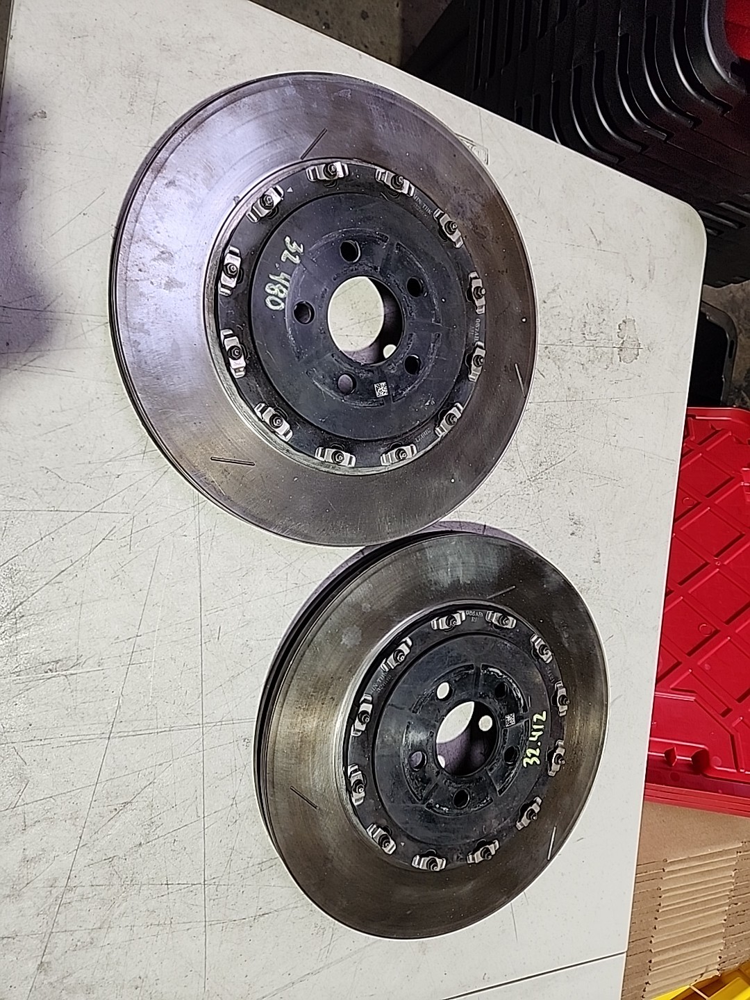 2021-2023 Charger Challenger Scat Pack Hellcat OEM Brembo Front Brake Rotors