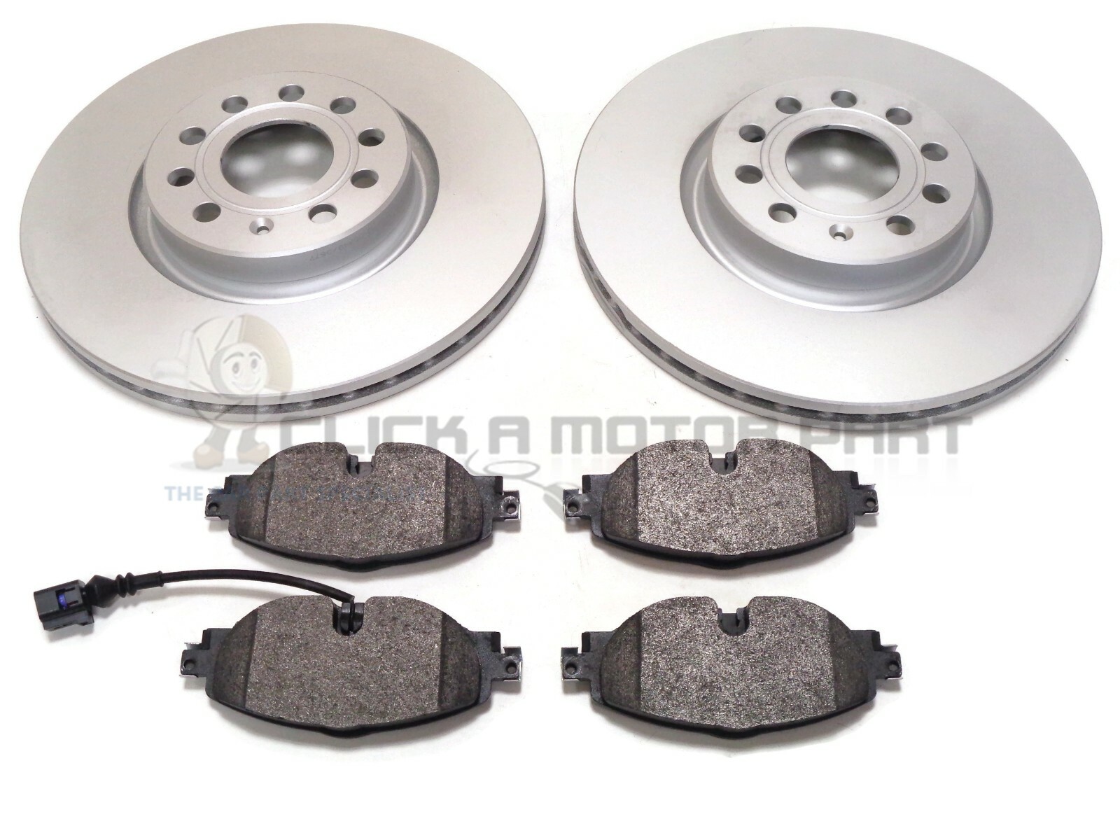 SEAT LEON 1.8 2.0 2013-2018 FRONT 2 BRAKE DISCS AND PADS (CHECK 312MM DISC SIZE)