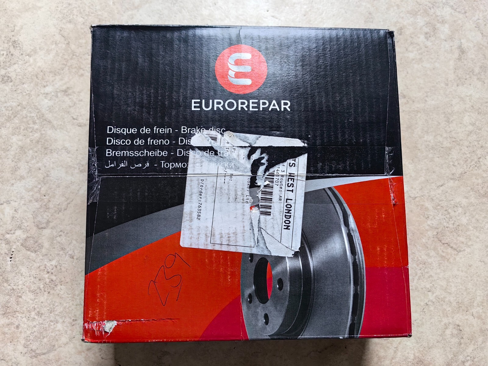 Vauxhall Mokka, Astra J Eurorepar Set Of Rear Discs 268mm 1686721280, 13502135