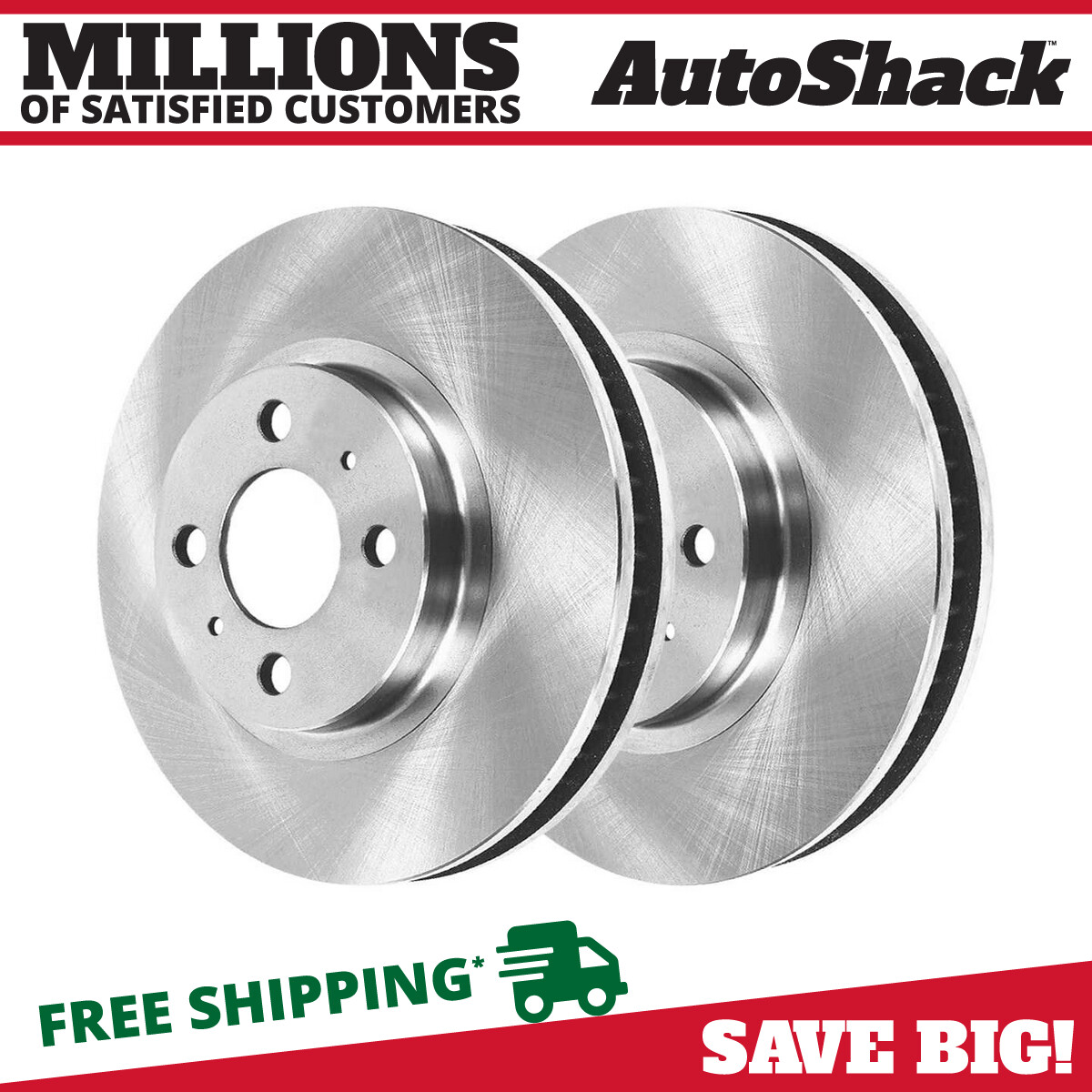 Front Brake Rotors Pair 2 for Chevrolet Prizm Geo Prizm 1993-2002 Toyota Corolla