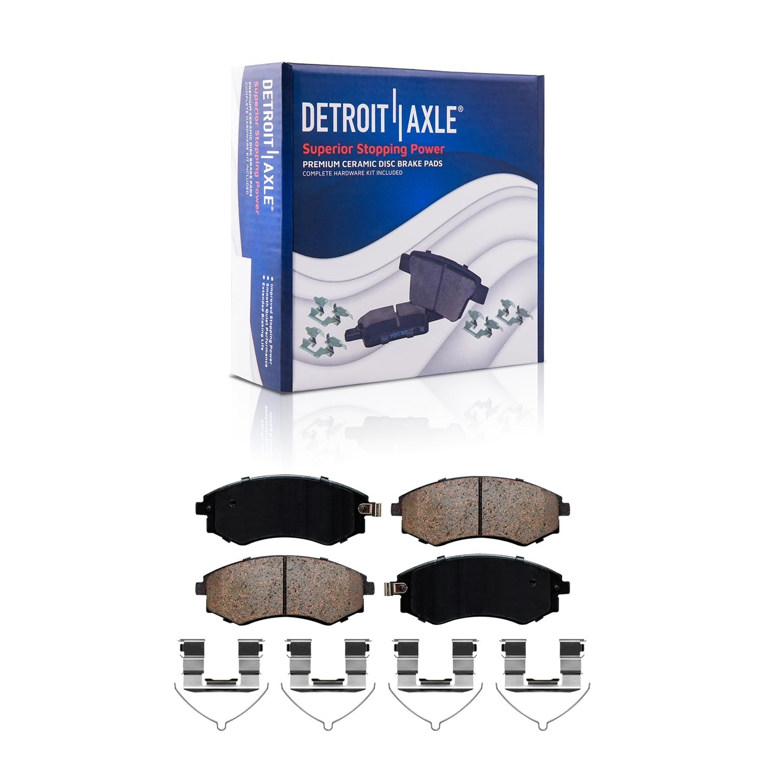 Front Brake Rotor Ceramic Pad for 1998 1999 2000 2001 2005 2006 Hyundai Elantra