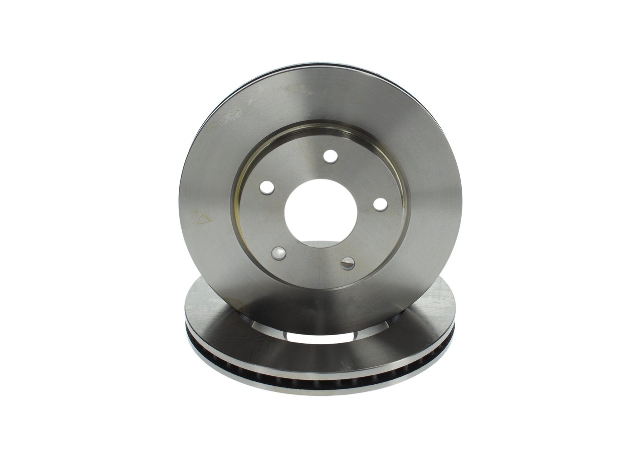 2x Brake Discs Pair Vented fits MITSUBISHI LANCER Mk8 1.8 Front 2008 on 275.7mm