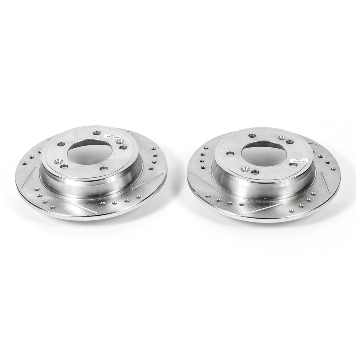 JBR1563XPR Powerstop 2-Wheel Set Brake Discs Rear FWD Sedan for Kia Forte Soul