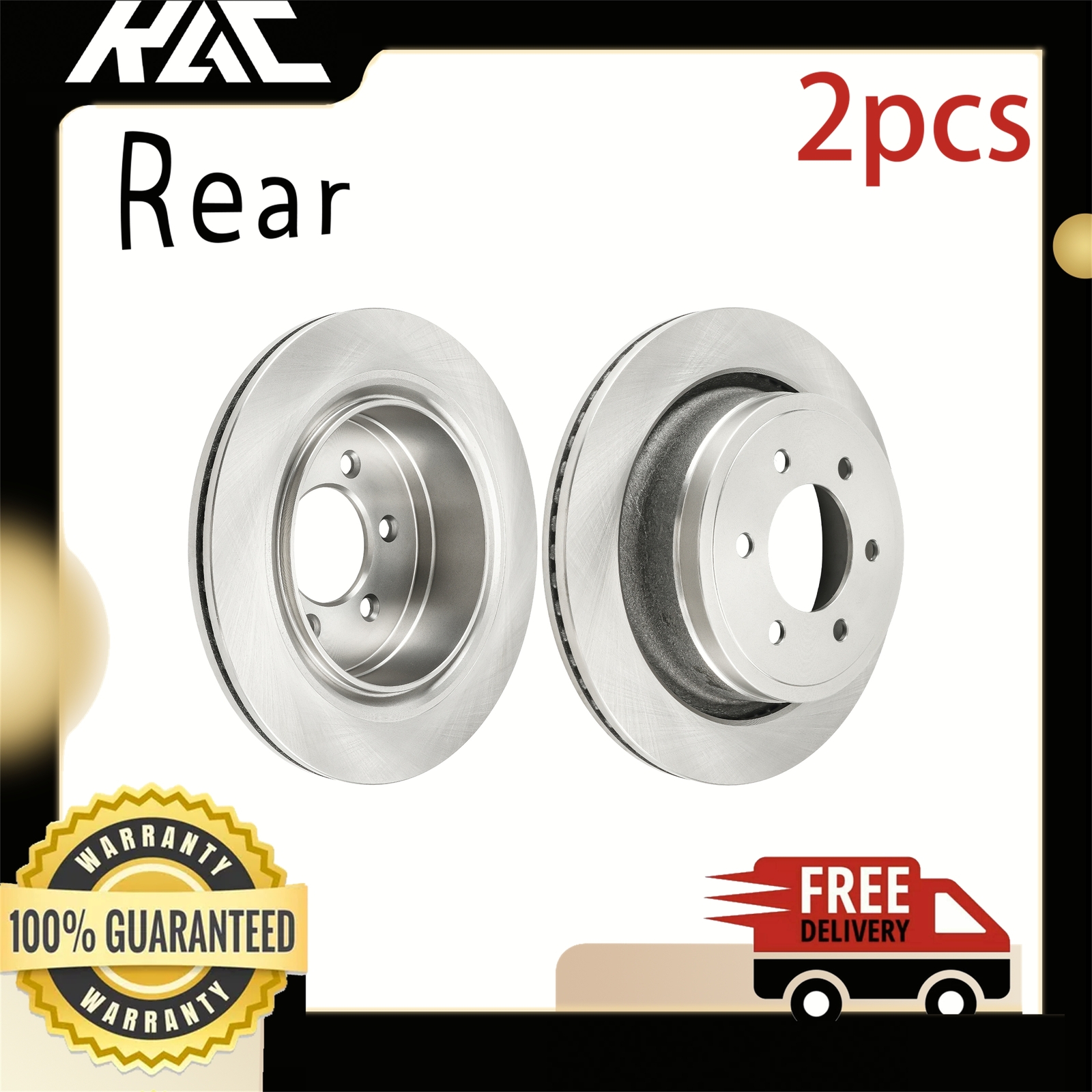 Rear Disc Brake Rotors for Ford F-150 2012-2018