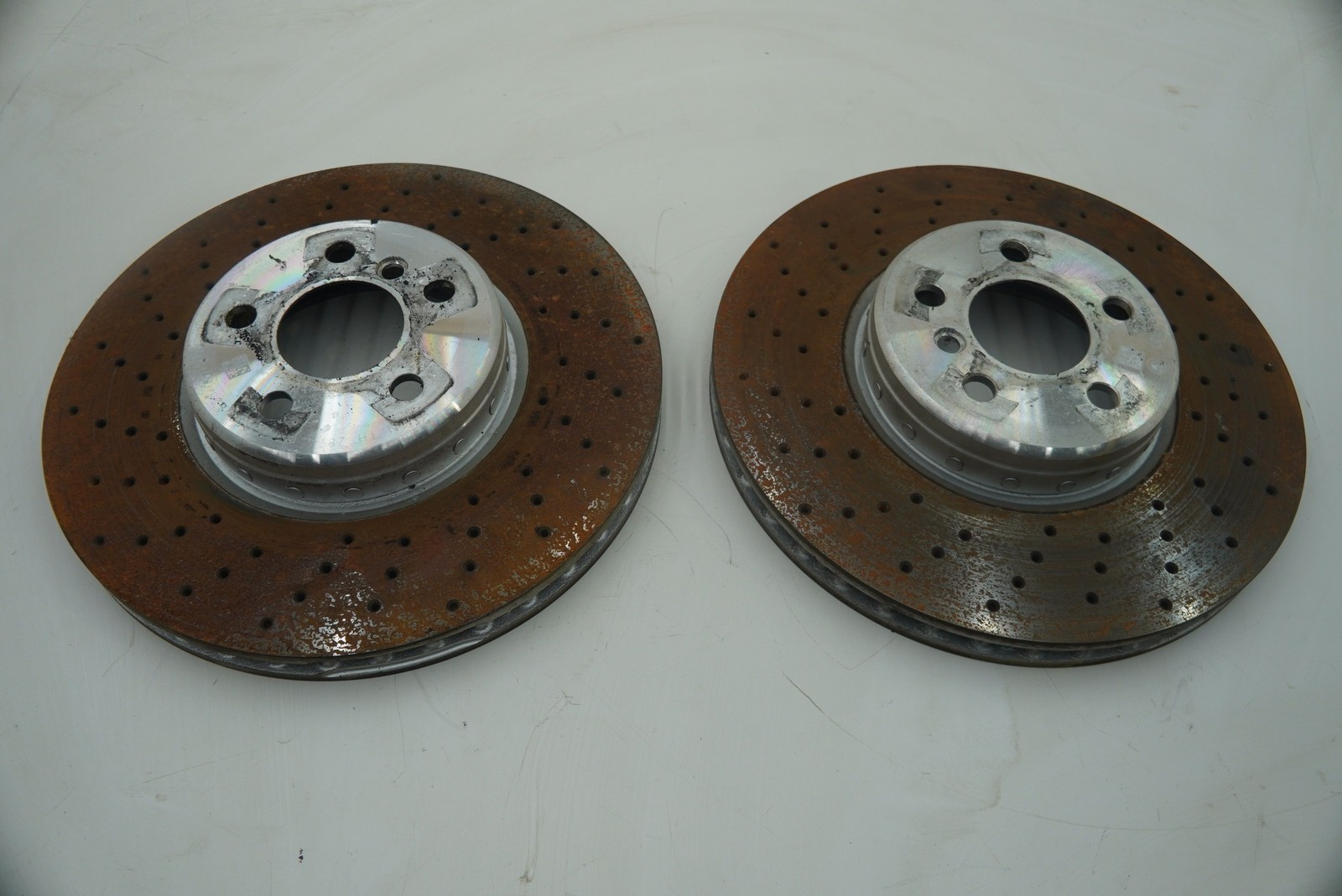 Set 2 Front Left Right Disc Brake Rotor 34116858623 OEM BMW i8 2014-20