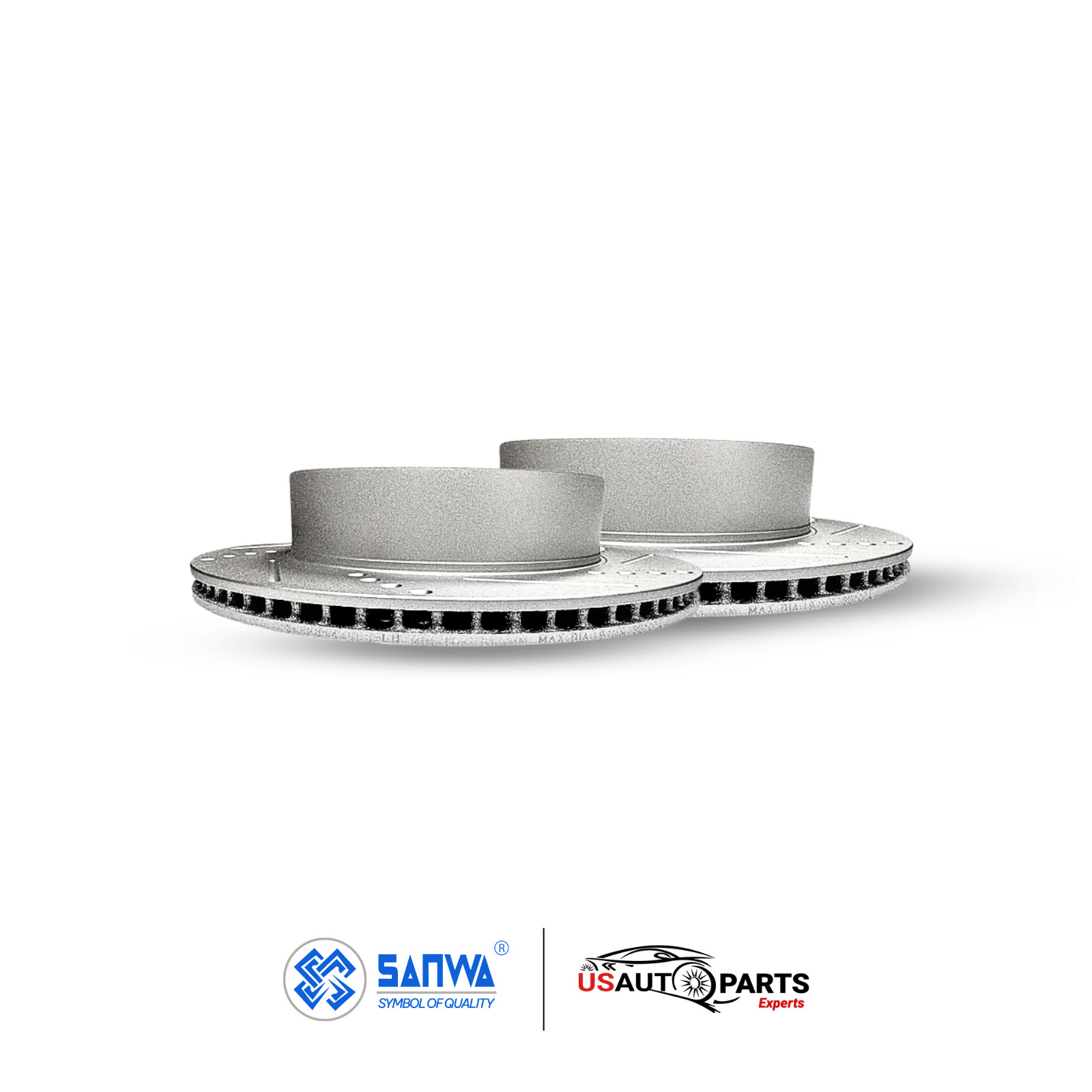 REAR BRAKE ROTOR GEOMET VENTED DS &CERAMIC PAD KIT 310mm FOR LEXUS GS350 06-2013