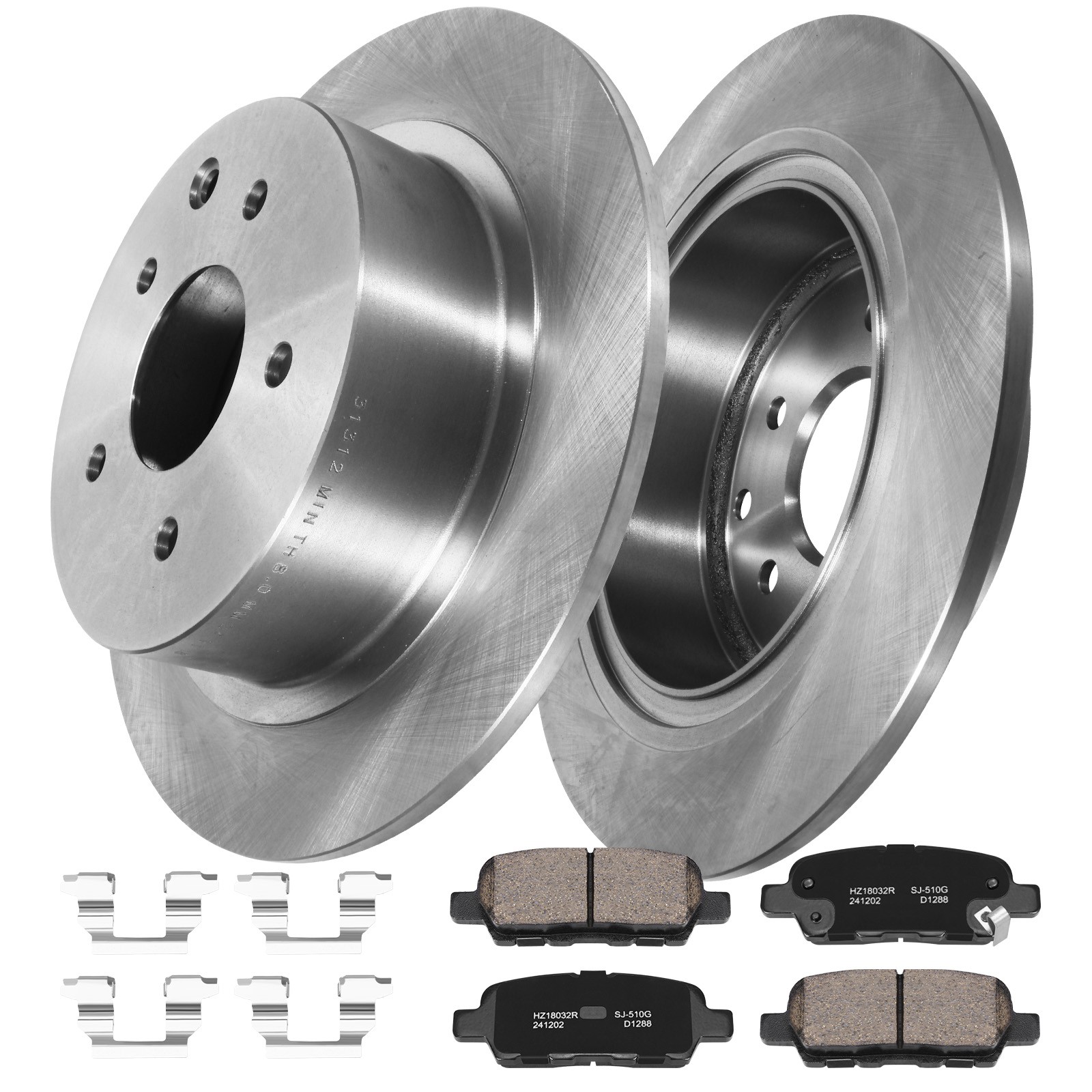 11.46 inch REAR Disc Brake Rotors Brake Pad for Nissan Altima Maxima Sentra Juke
