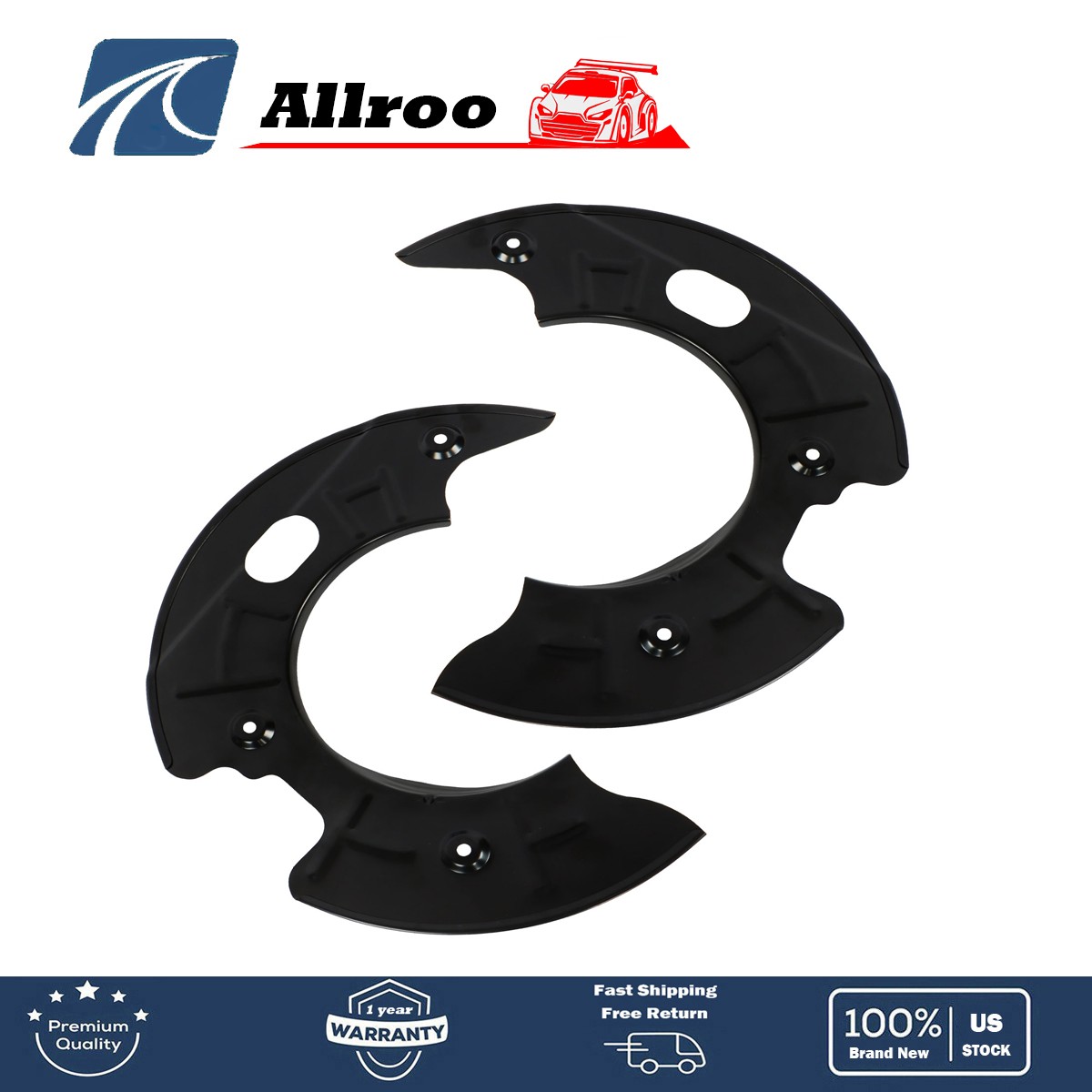 3L2Z1214BA 2* Front Brake Dust Shield For Ford Ranger 2001-11 Explorer Sport
