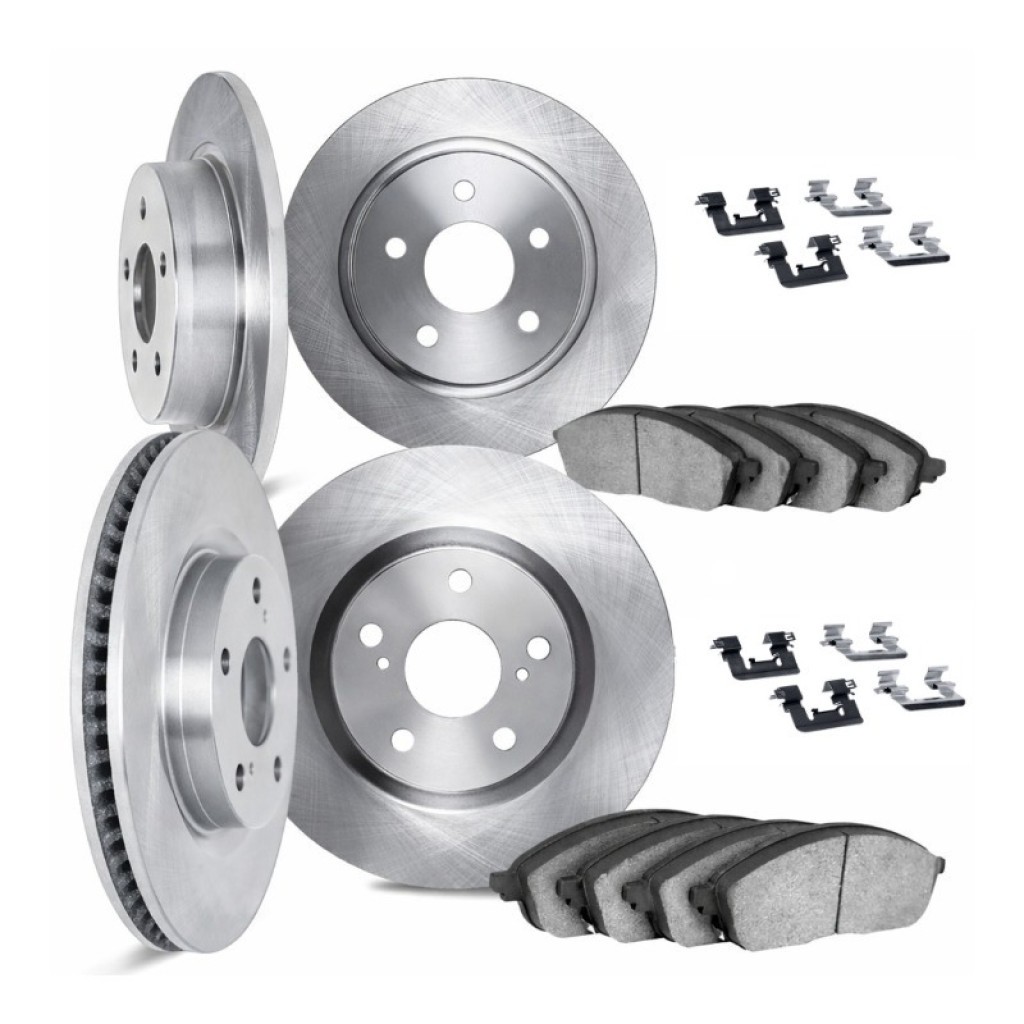 For Mercedes-Benz E55 AMG/E320/E500 2004 2005 Brake Rotor Set Front And Rear