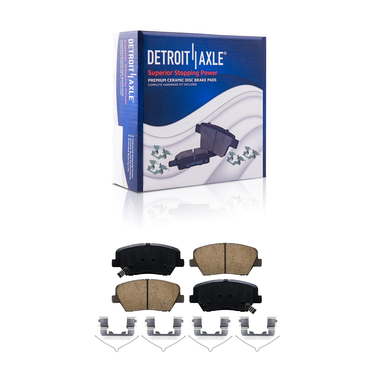 Front Drilled Brake Rotors Brake Pads Kit for Hyundai Santa Fe Sport Kia Sorento