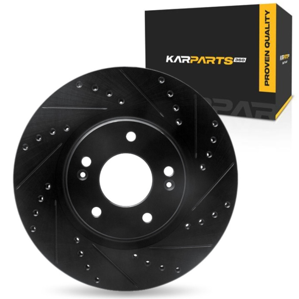 For Kia K5 2021-2026 Brake Rotor | Black | 305 mm. / 12.01 inch Outside Diameter