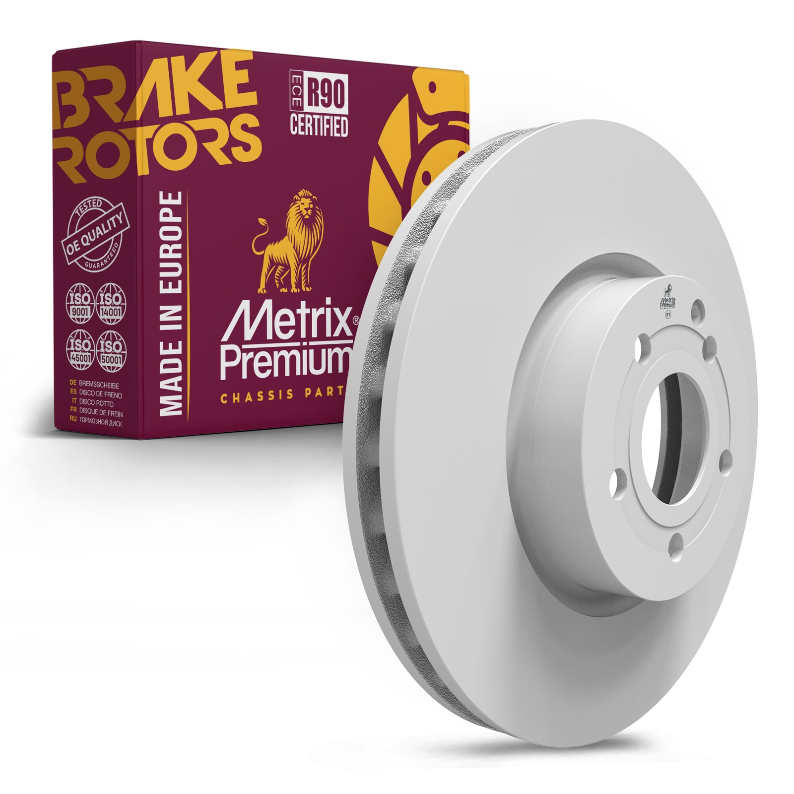 Front Disc Brake Rotor for 13-14 Mercedes-Benz C300 12.68 inch