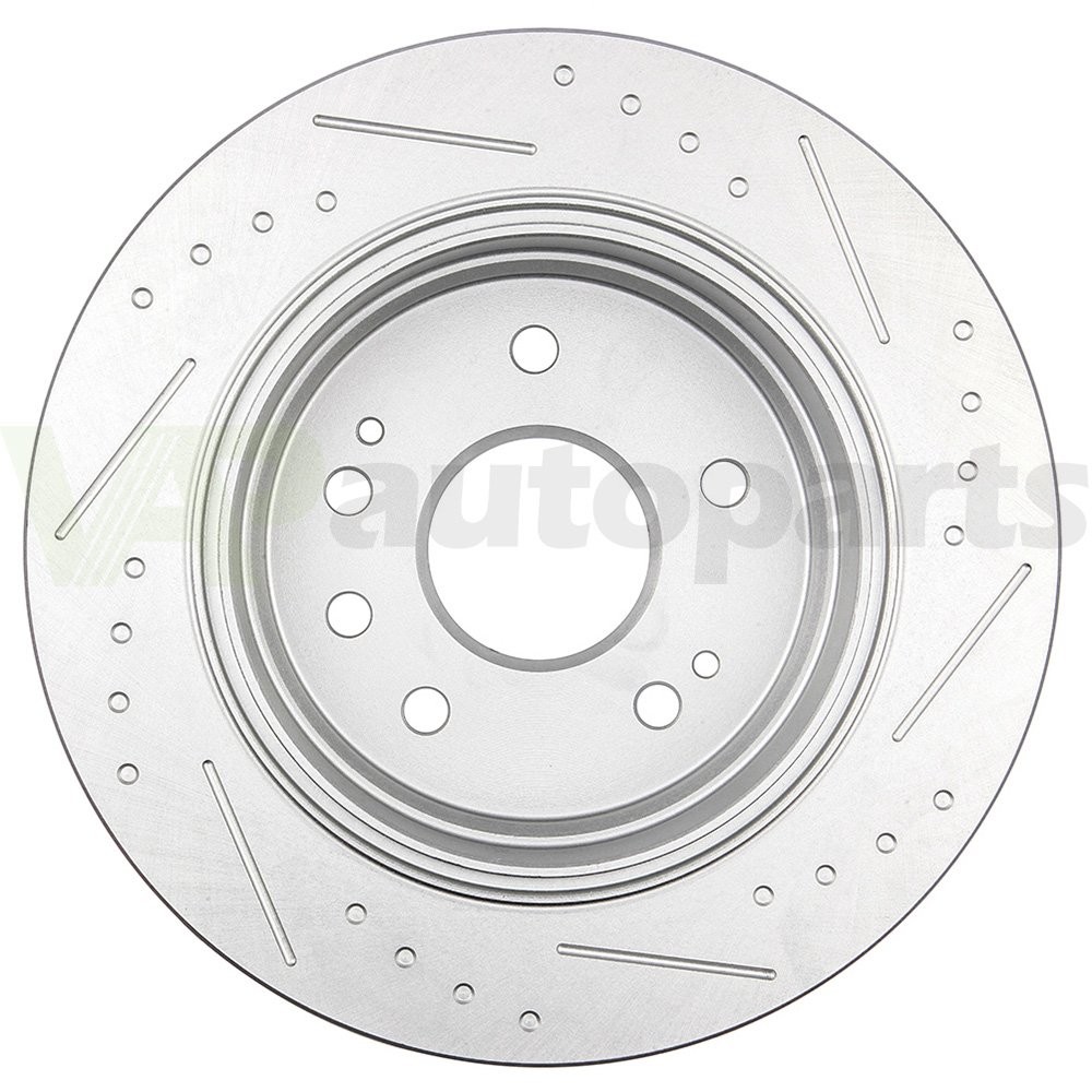Rear Slotted Discs Brake Rotors For Acura TL 1999-2003 Acura TL 2002-2003 3.2L