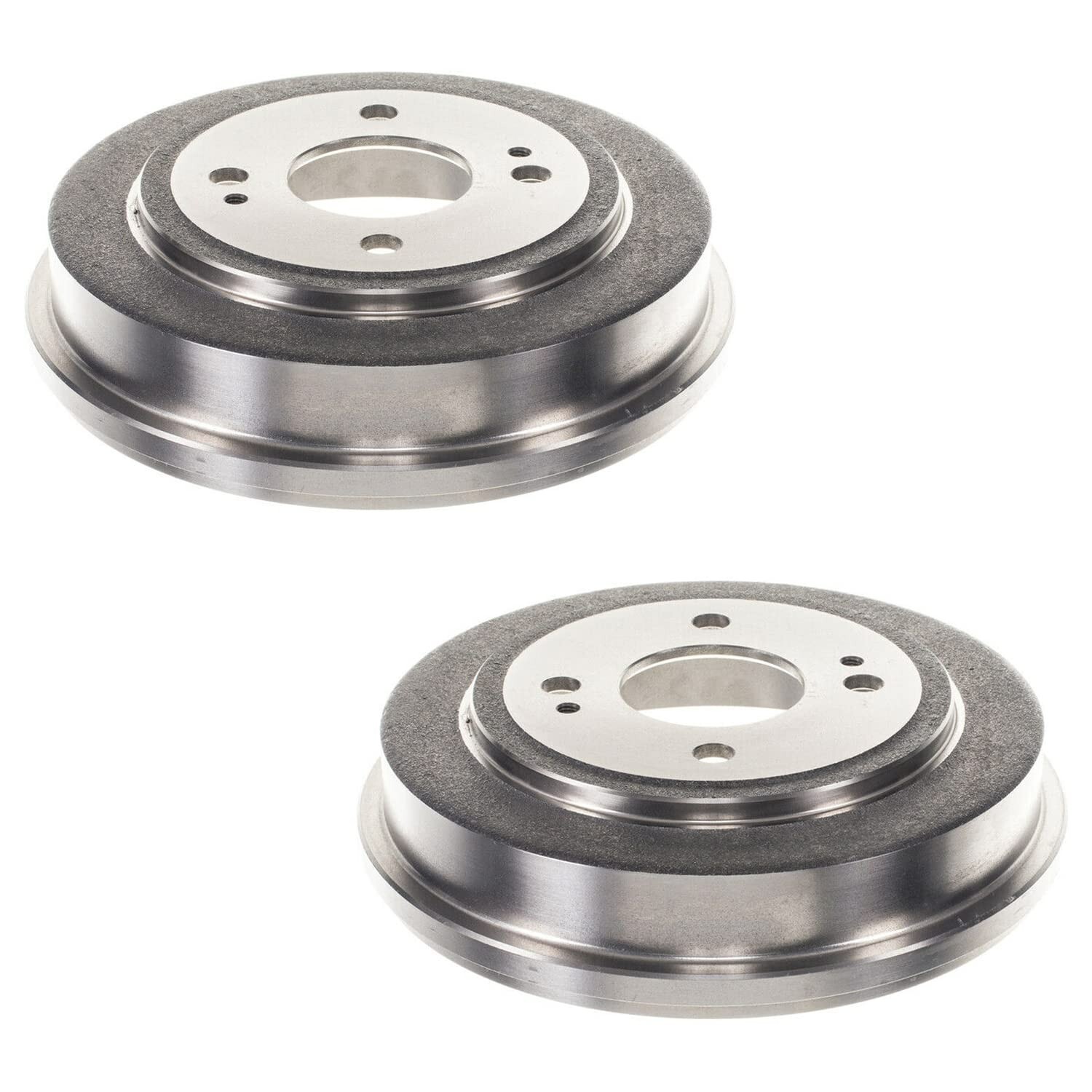 REAR Solid Brake Drums + Ceramic Shoes for Honda Civic Accord