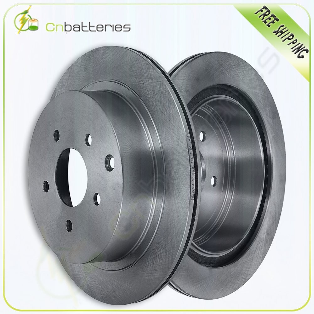 Rear Brake Discs Rotors For 2017 Infiniti Q60 2.0L Q60 3.0L 2012-2013 M35h 3.5L