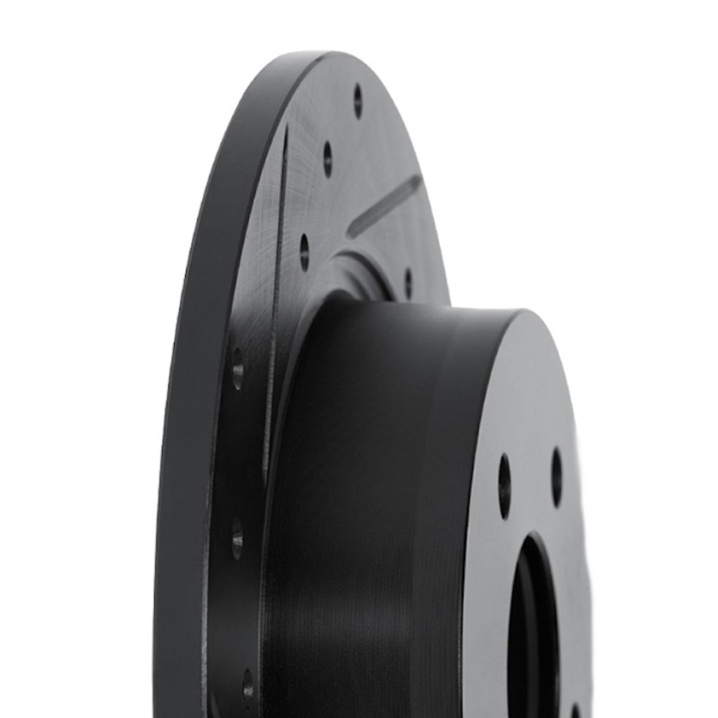 For Suzuki Sidekick 1990-1998 Rotor Set | Black | Drilled And Slotted