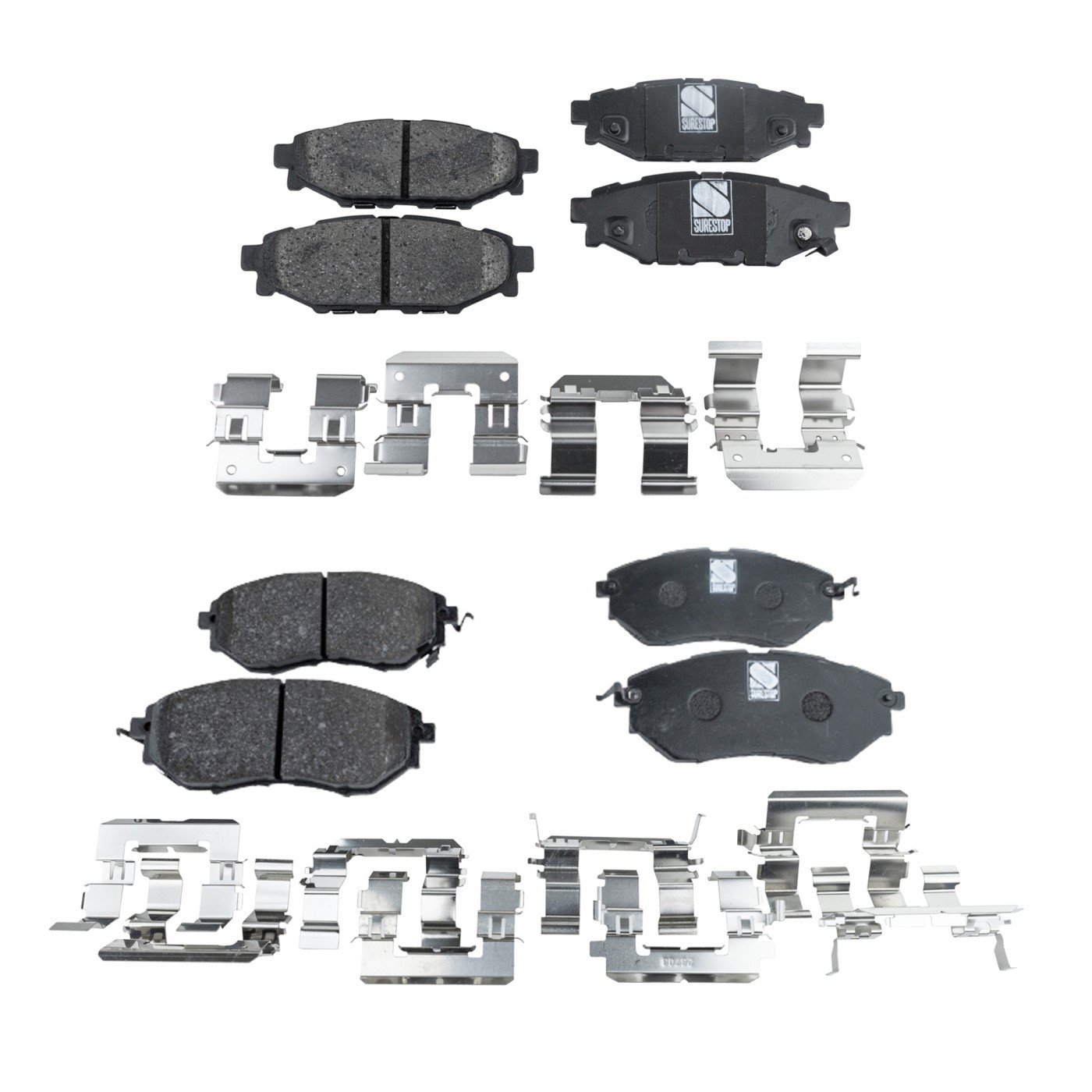 Front & Rear Brake Pads Set For Subaru WRX 2015