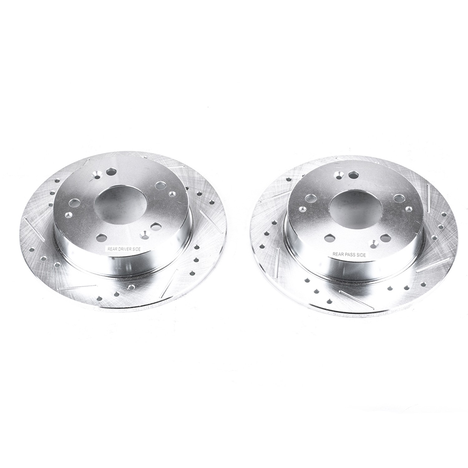 PowerStop Evolution Drilled Slotted Rotors Pair Rear For Acura Integra