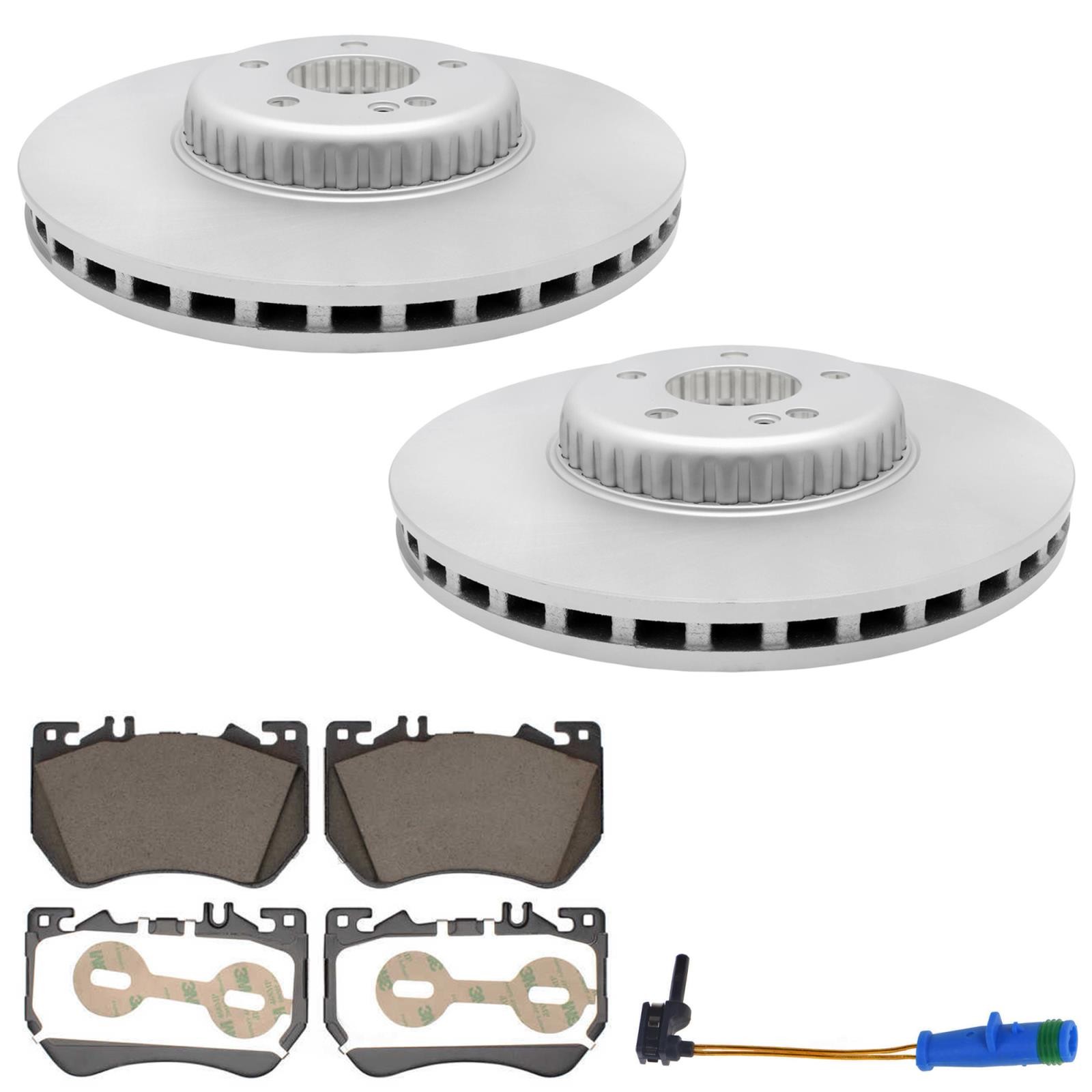 Front Disc Brake Rotors & Pads For Mercedes Benz C300 AMG Coupe Sport 2022-2023