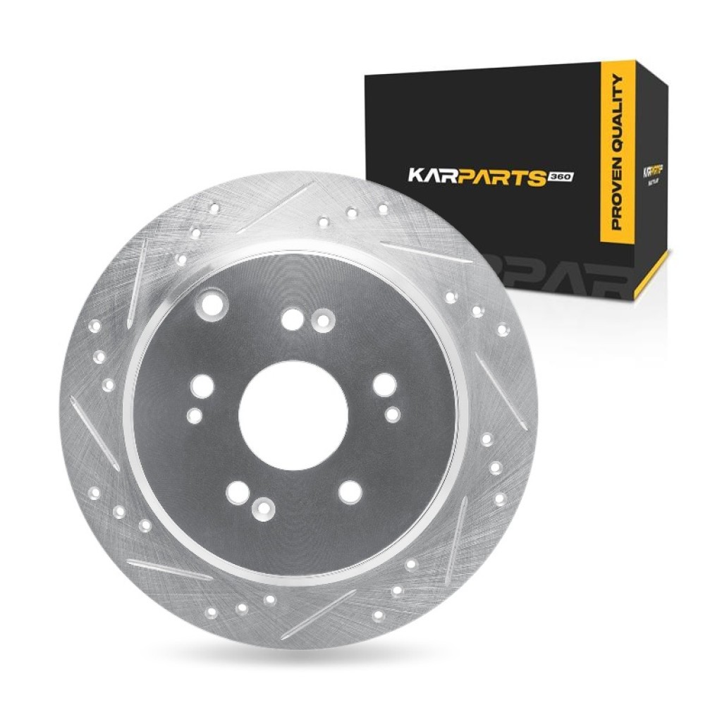 For Acura RDX 2007-2018 Brake Rotor | Silver | 9 mm. / 0.35in. Nominal Thickness