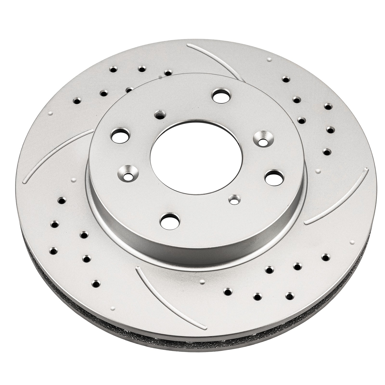 2x Front Drilled & Slotted Disc Brake Rotors Fits Honda Accord Acura CL; 2.3L