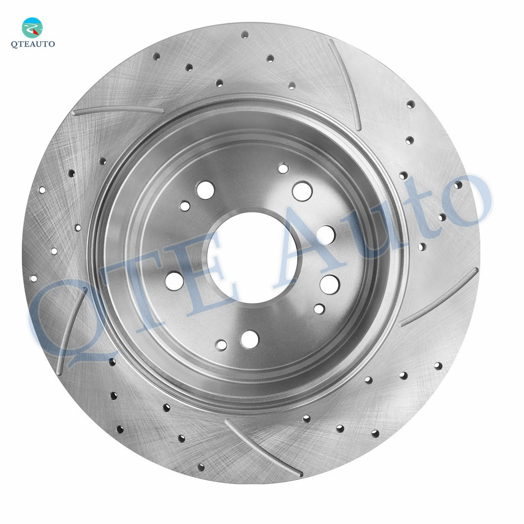 Rear Drilled Slotted Brake Disc Rotors For 1999-2008 Acura TL