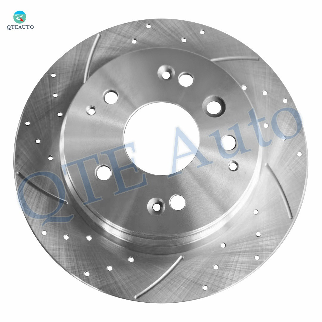 Rear Drilled Slotted Brake Disc Rotors For 1999-2008 Acura TL