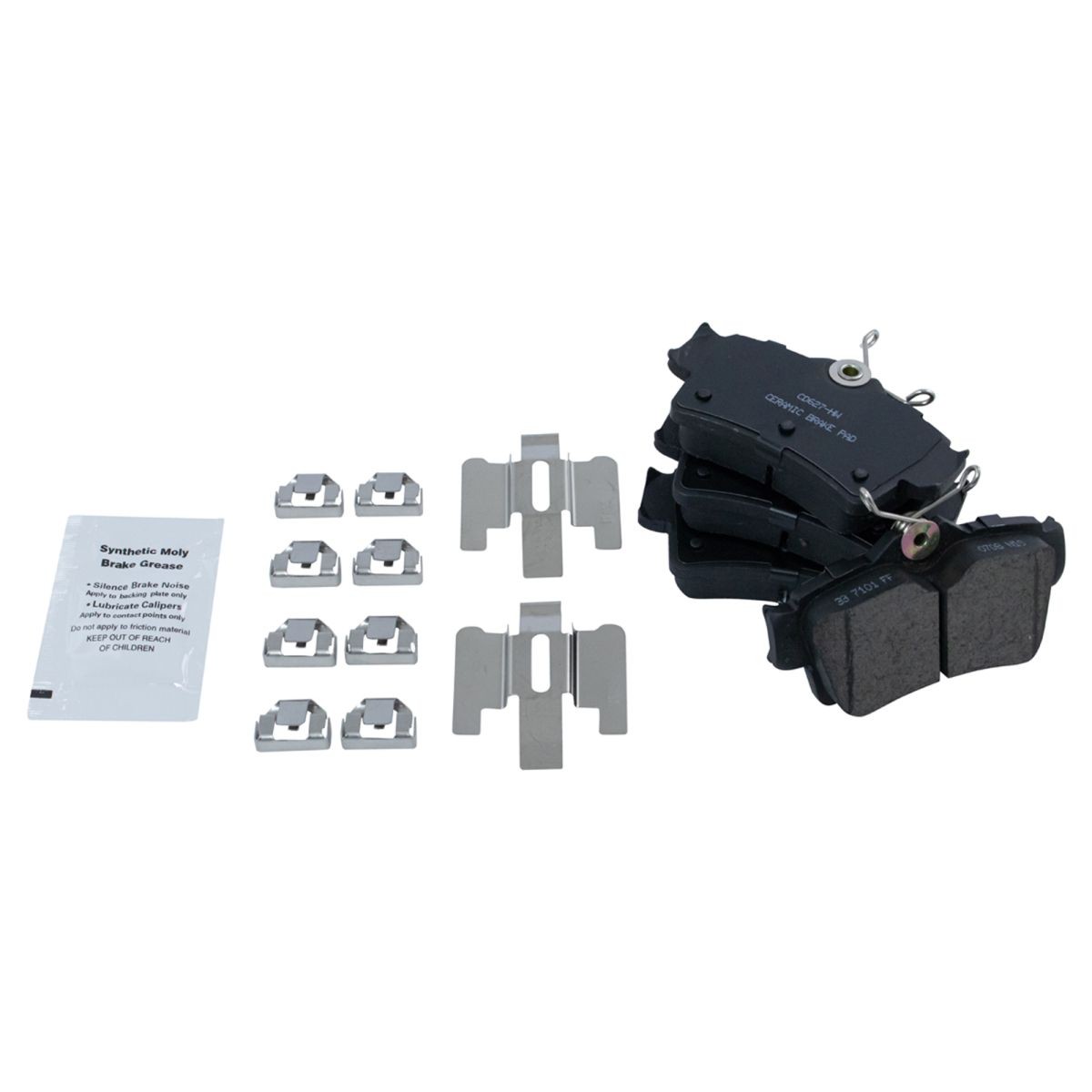 Front & Rear Performance Drilled Slotted Brake Rotor & Ceramic Pad Kit