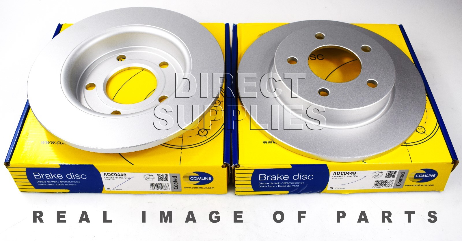 2 X REAR AXLE BRAKE DISCS MAZDA 3 BK BL SALOON 1.6 1.4 2.0 2.2 COMLINE ADC0448