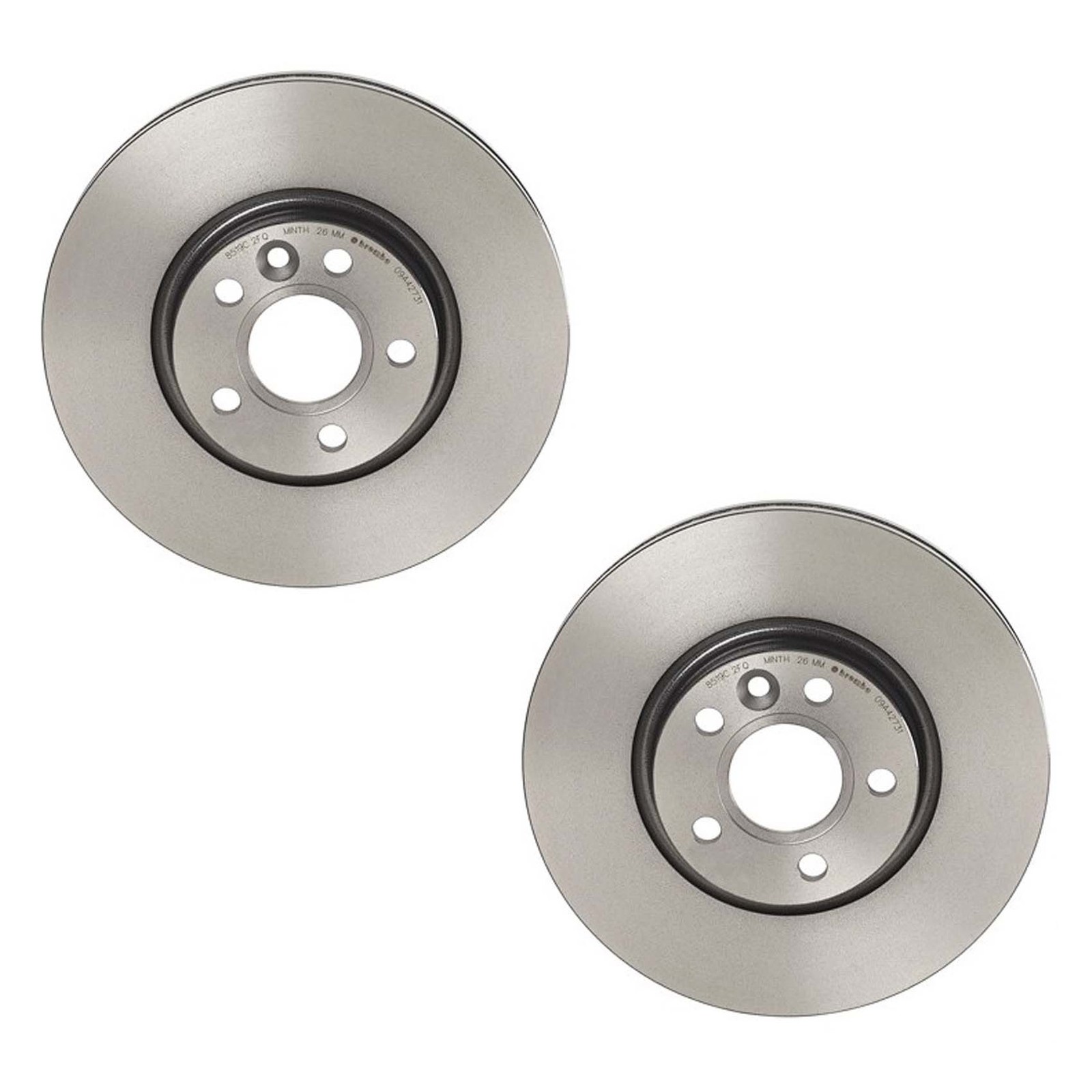 Brembo Pair Set 2 Front 300mm Disc Brake Rotors For Volvo S60 S80 V60 V70 XC70