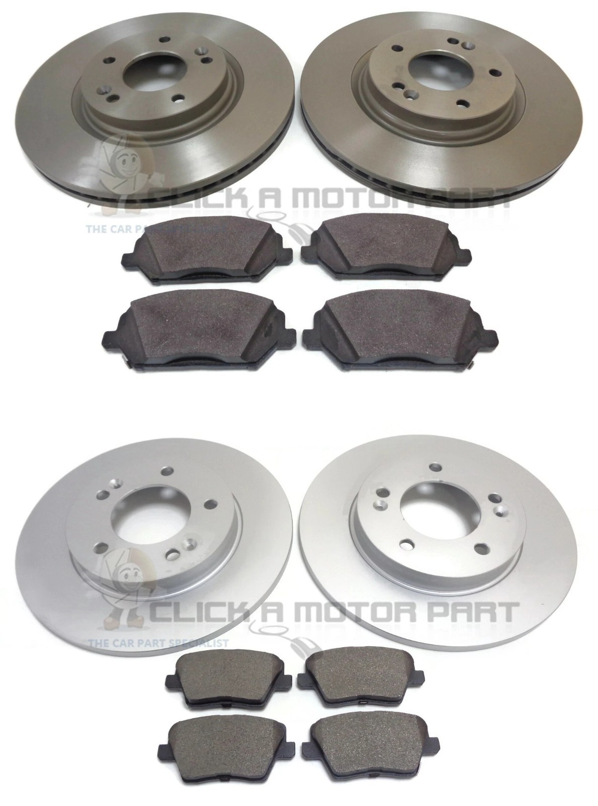 Front And Rear Brake Discs And Pads For Kia Ceed & XCeed 17-23 (Read Listing)