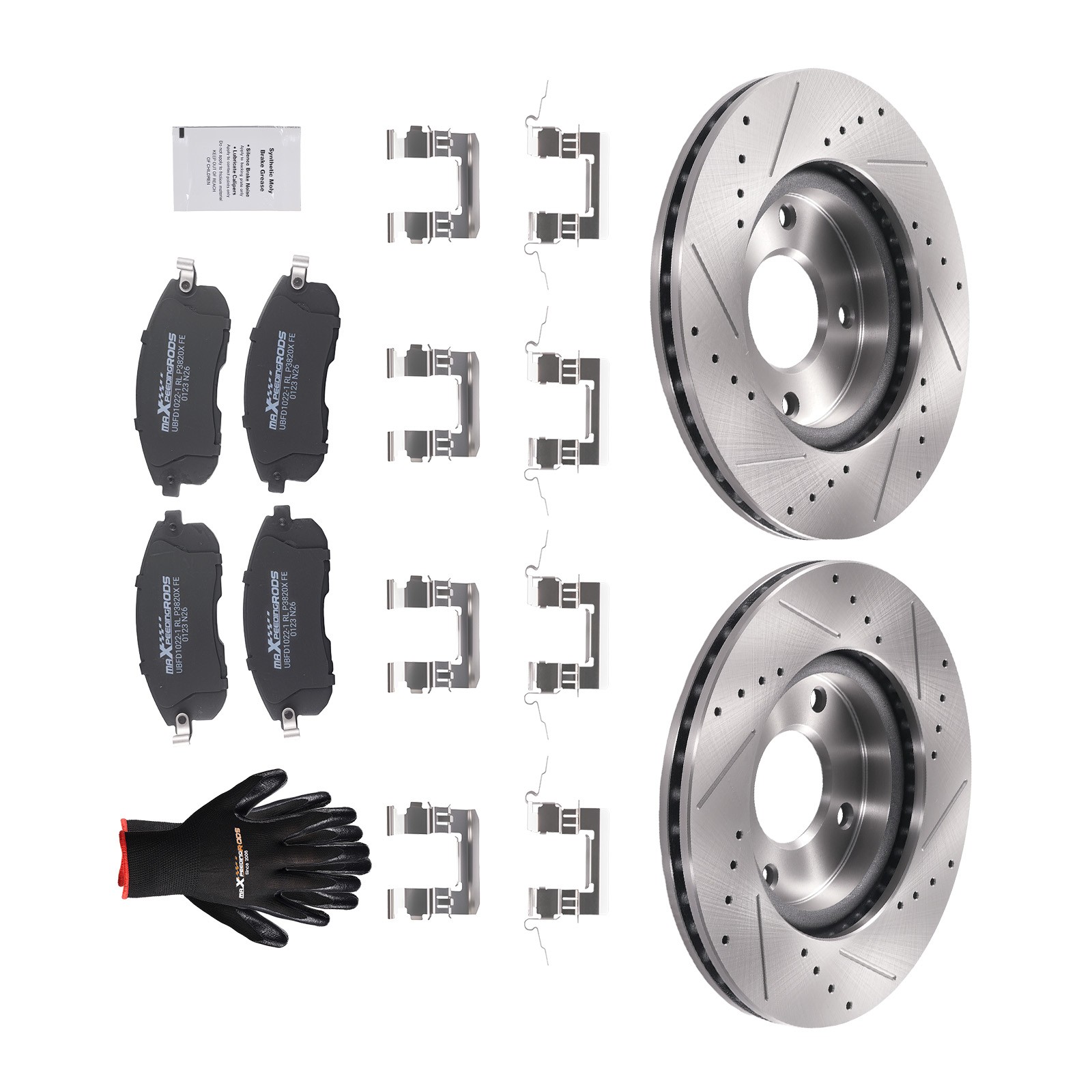 Front Brake Rotors & Pads Set for Nissan Cube 2009-2014 Sentra/Versa 2007-201