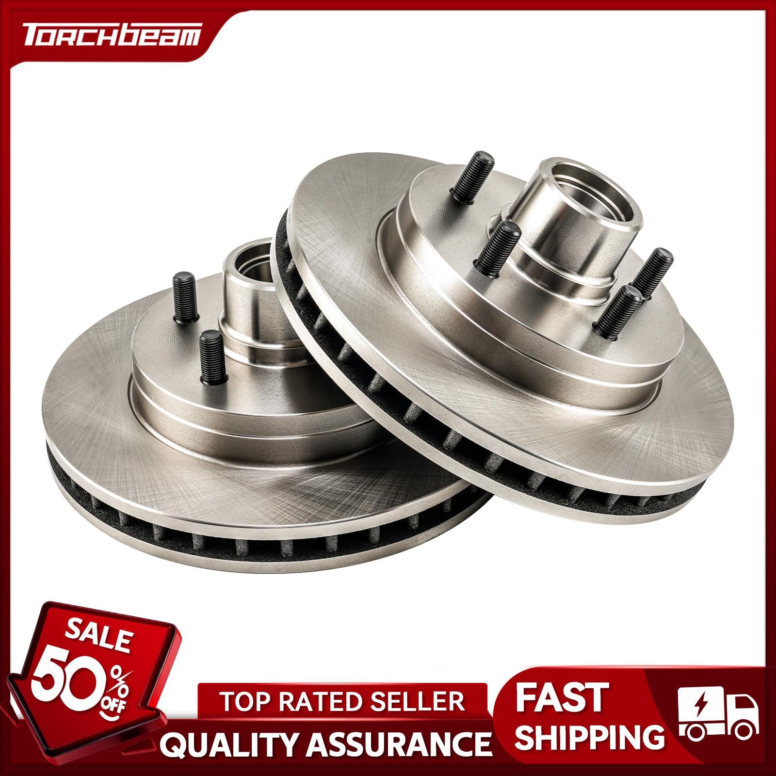 2x Front Vented Brake Rotors Fit For 95-99 Chevy C1500 95-99 GMC C1500 18060222