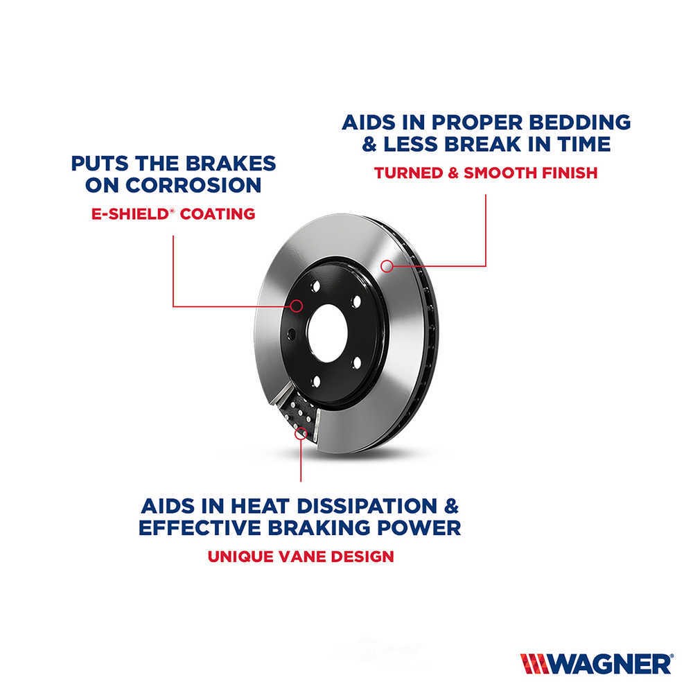 Disc Brake Rotor Wagner BD126094E